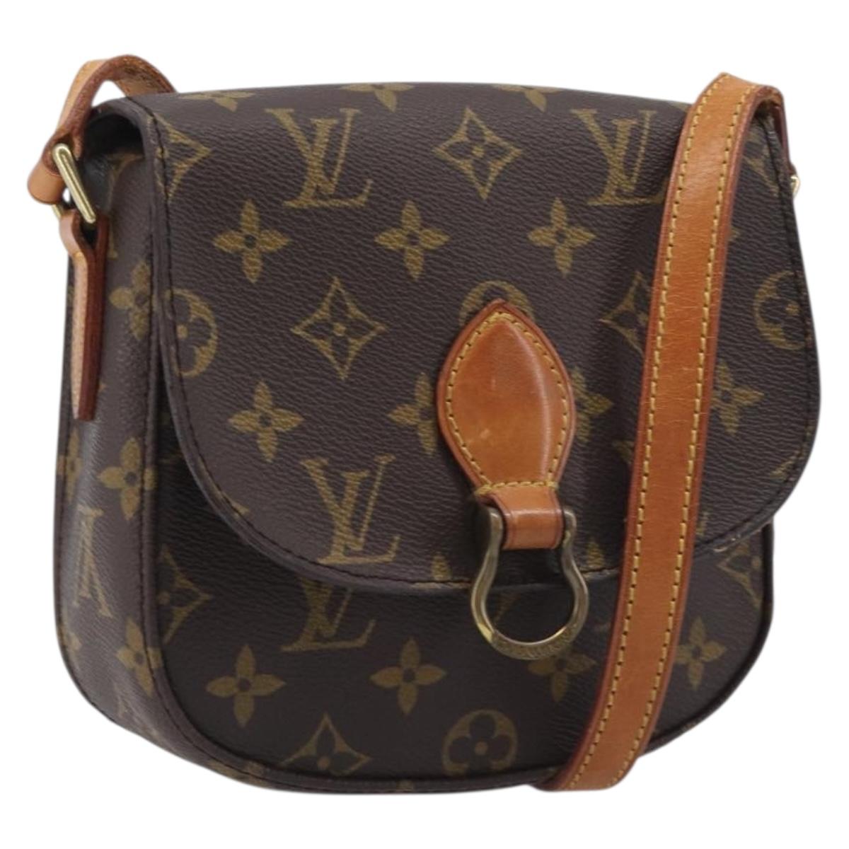 LOUIS VUITTON Monogram Saint Cloud PM Shoulder Bag M51244 LV Auth BA16135