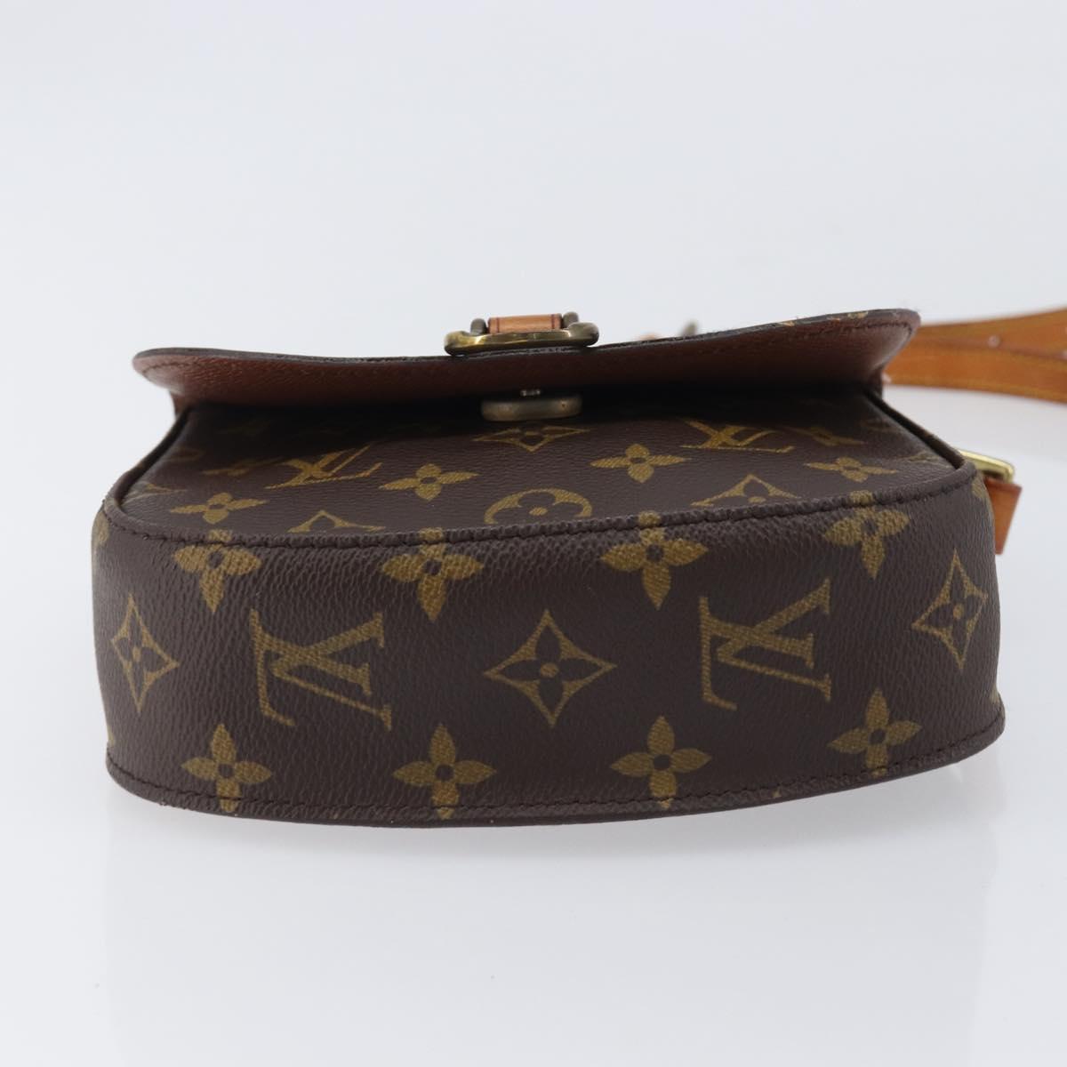 LOUIS VUITTON Monogram Saint Cloud PM Shoulder Bag M51244 LV Auth BA16135