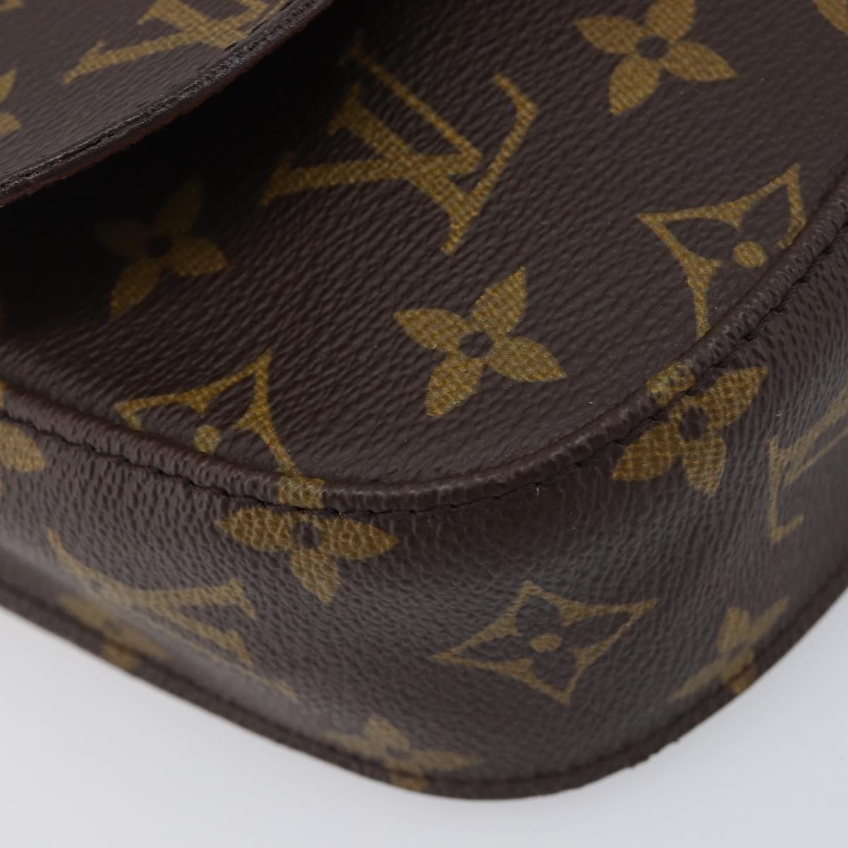 LOUIS VUITTON Monogram Saint Cloud PM Shoulder Bag M51244 LV Auth BA16135