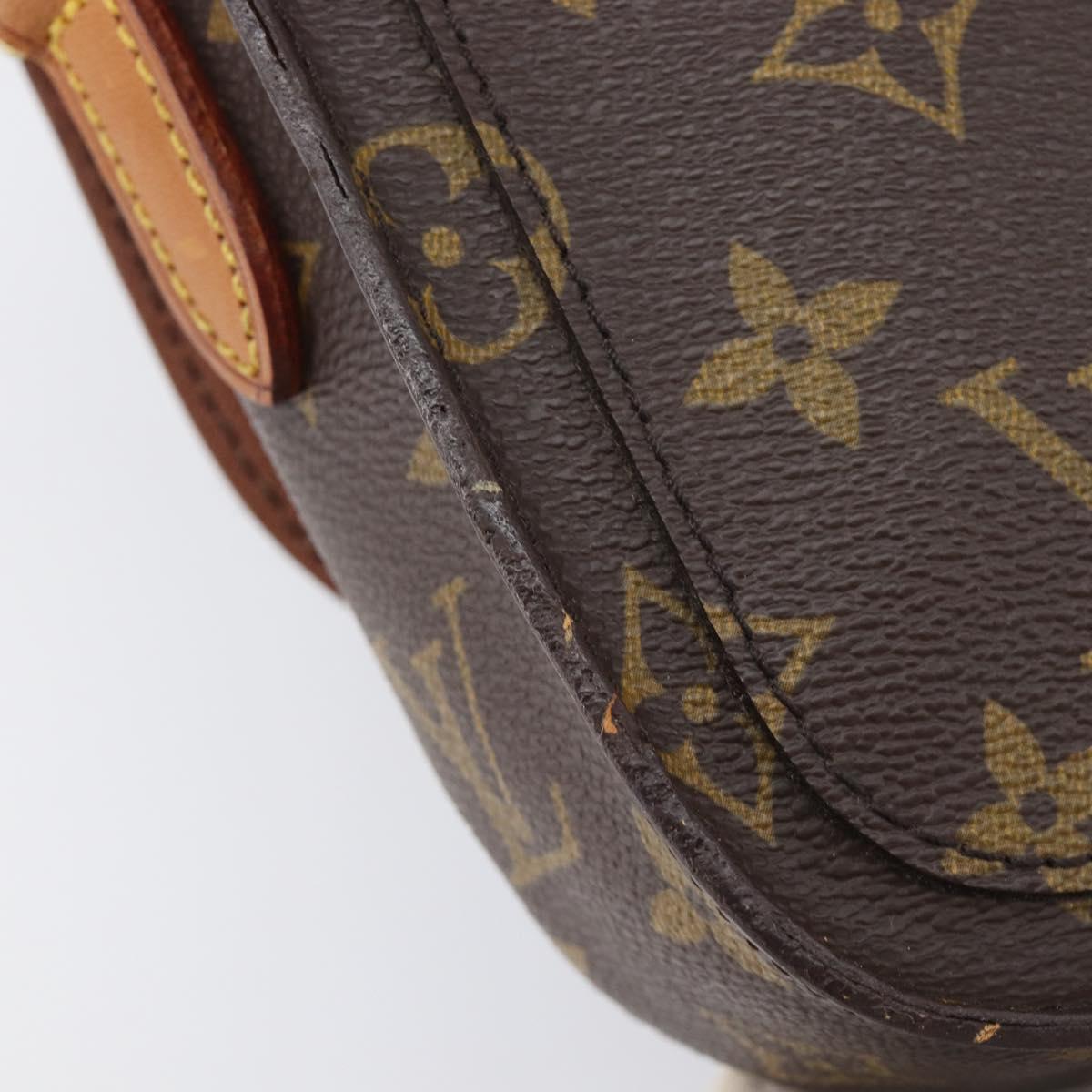 LOUIS VUITTON Monogram Saint Cloud PM Shoulder Bag M51244 LV Auth BA16135