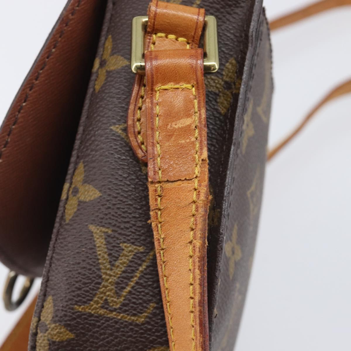 LOUIS VUITTON Monogram Saint Cloud PM Shoulder Bag M51244 LV Auth BA16135