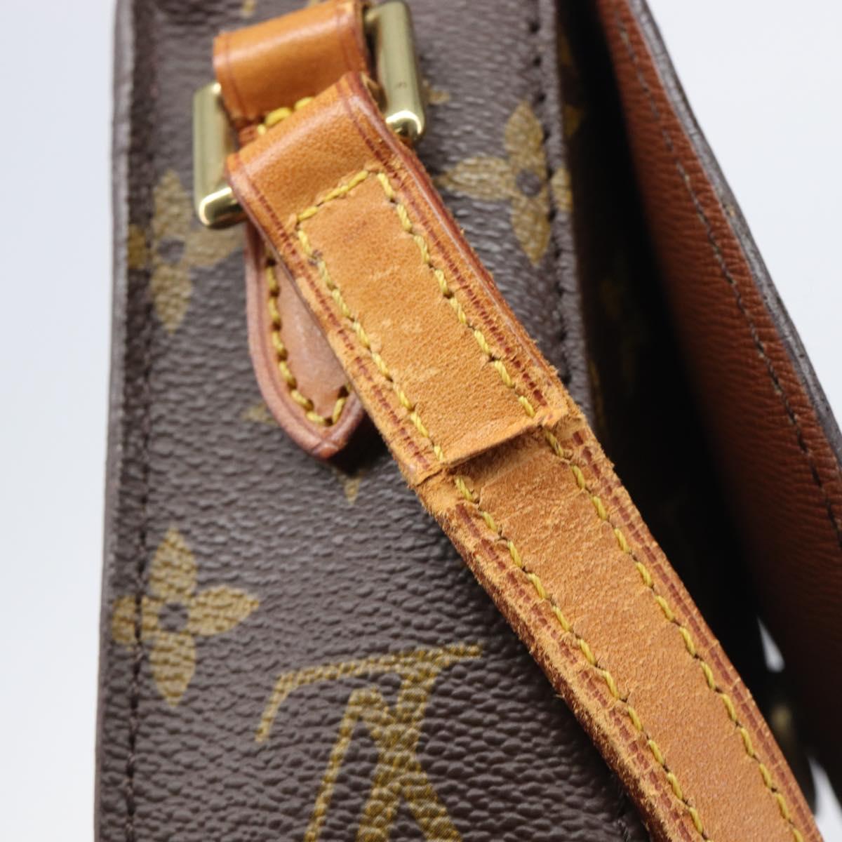 LOUIS VUITTON Monogram Saint Cloud PM Shoulder Bag M51244 LV Auth BA16135