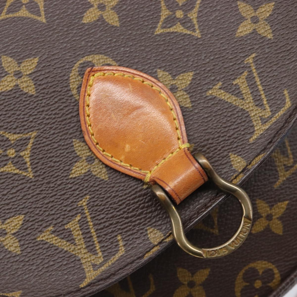 LOUIS VUITTON Monogram Saint Cloud PM Shoulder Bag M51244 LV Auth BA16135