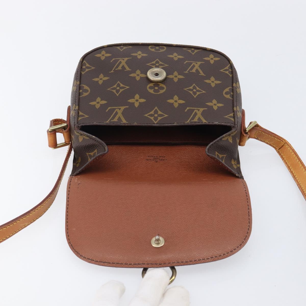 LOUIS VUITTON Monogram Saint Cloud PM Shoulder Bag M51244 LV Auth BA16135