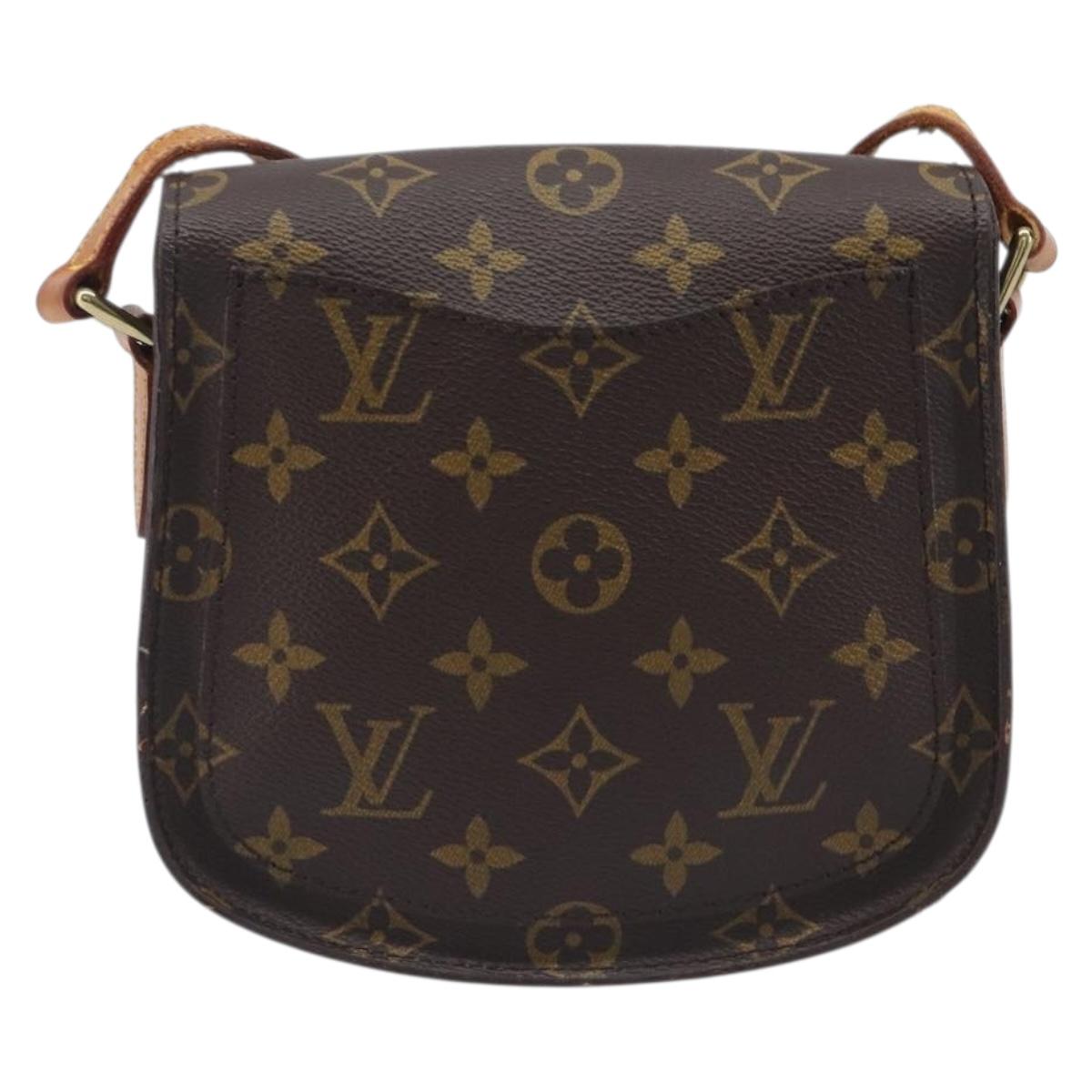 LOUIS VUITTON Monogram Saint Cloud PM Shoulder Bag M51244 LV Auth BA16135
