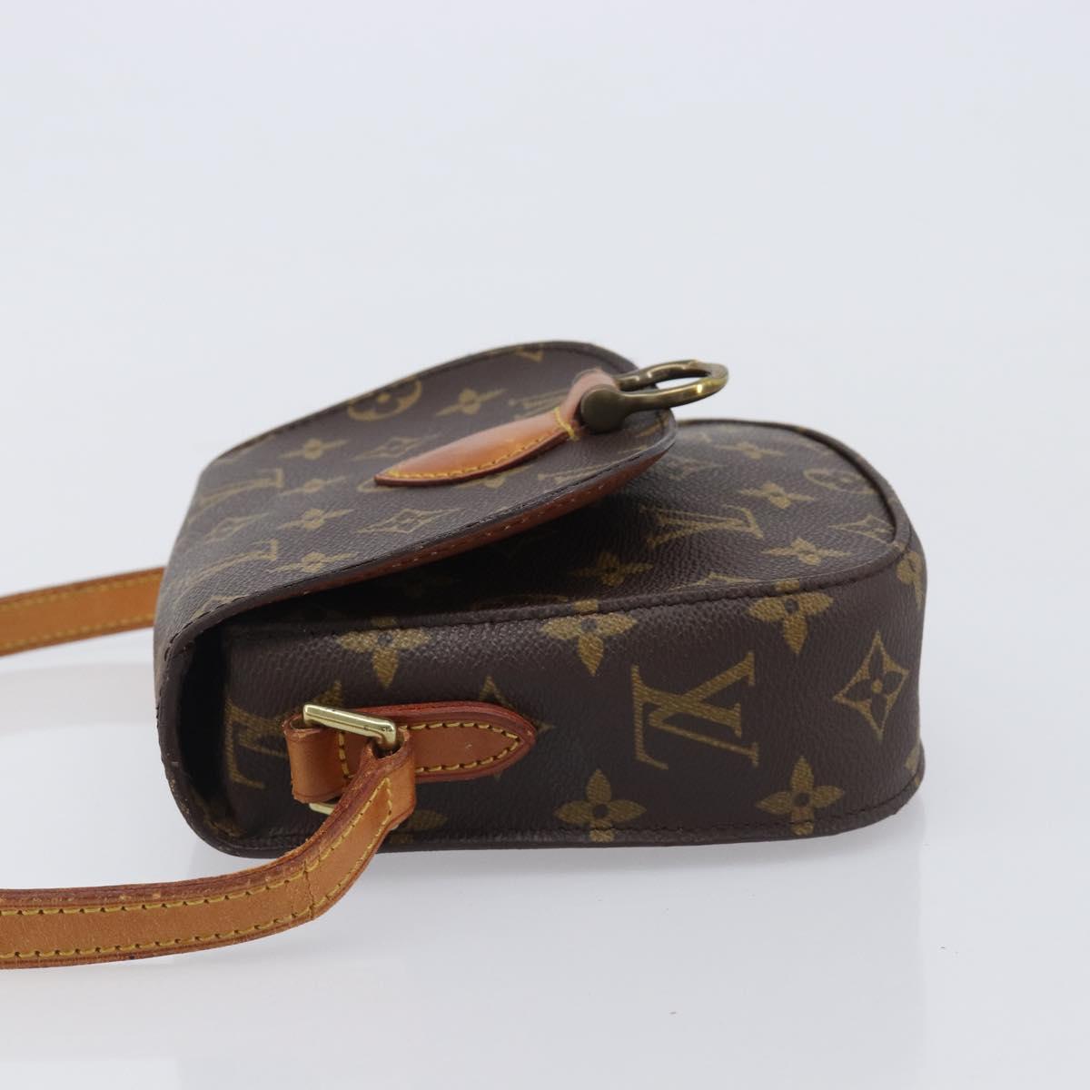 LOUIS VUITTON Monogram Saint Cloud PM Shoulder Bag M51244 LV Auth BA16135