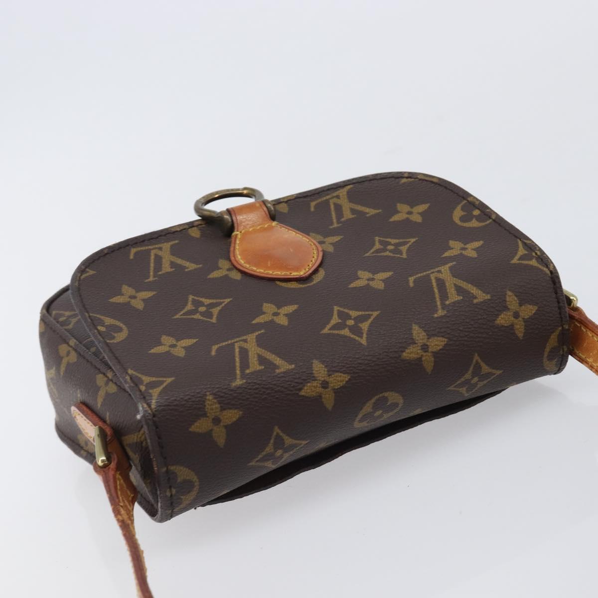 LOUIS VUITTON Monogram Saint Cloud PM Shoulder Bag M51244 LV Auth BA16135