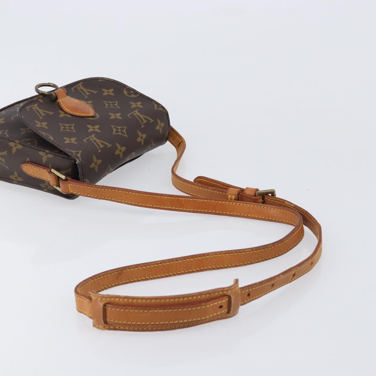 LOUIS VUITTON Monogram Saint Cloud PM Shoulder Bag M51244 LV Auth BA16135