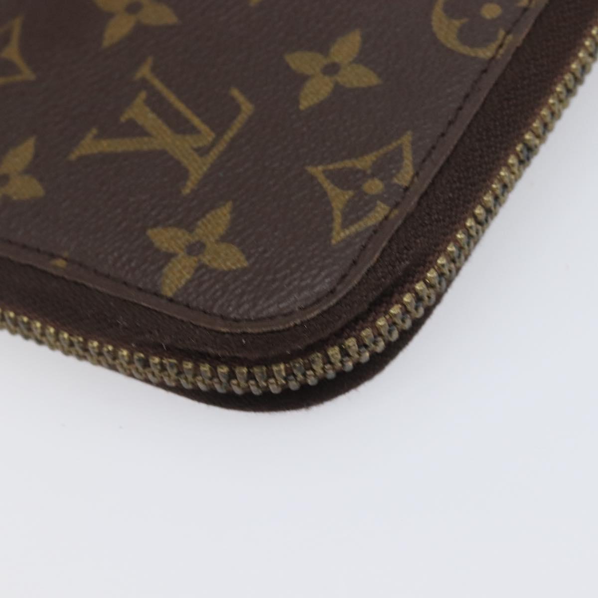LOUIS VUITTON Monogram Organizer De Voyage Travel Case M60119 LV Auth BA16136