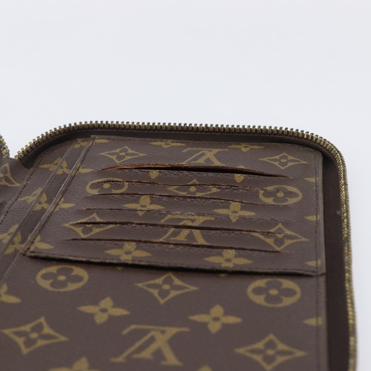 LOUIS VUITTON Monogram Organizer De Voyage Travel Case M60119 LV Auth BA16136