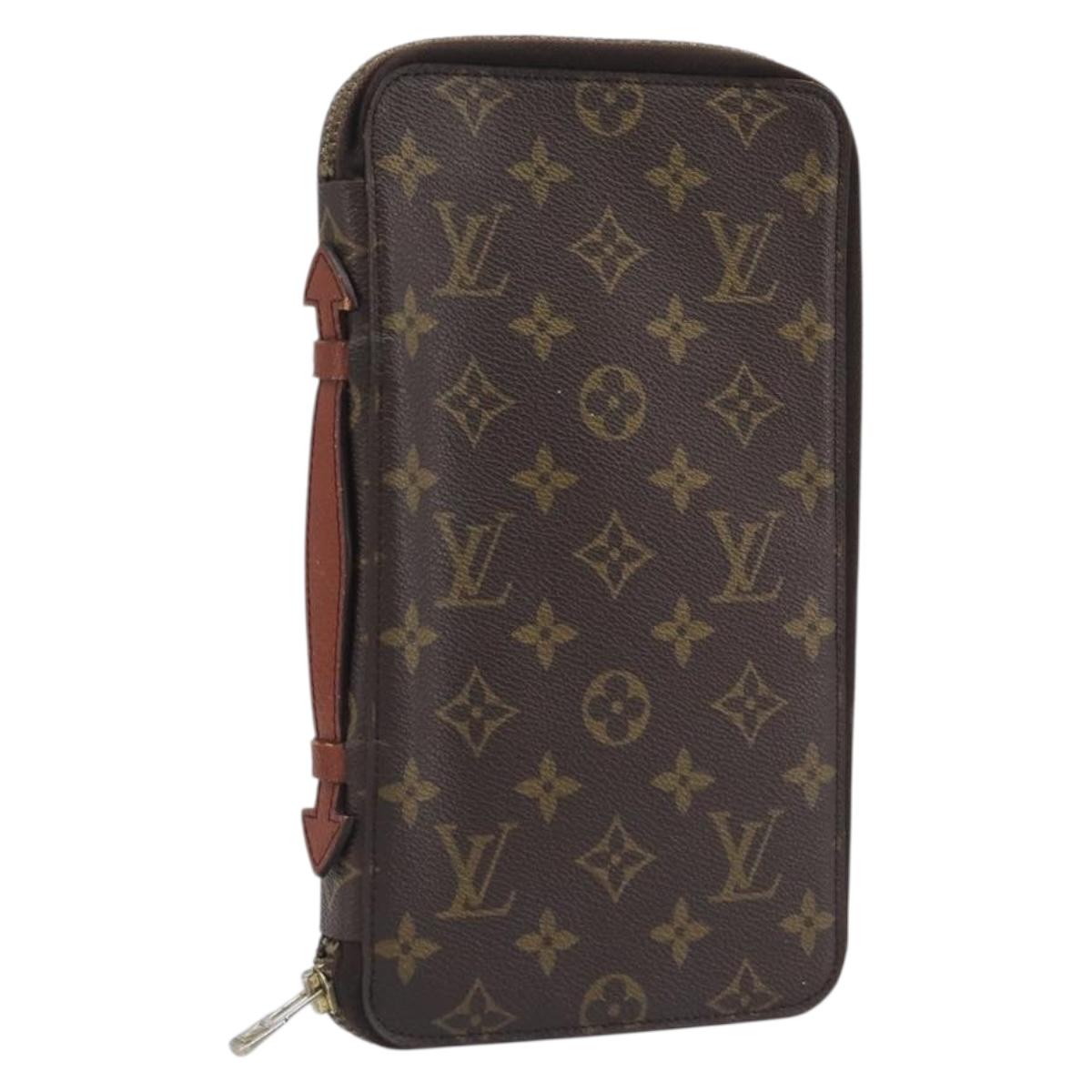 LOUIS VUITTON Monogram Organizer De Voyage Travel Case M60119 LV Auth BA16136