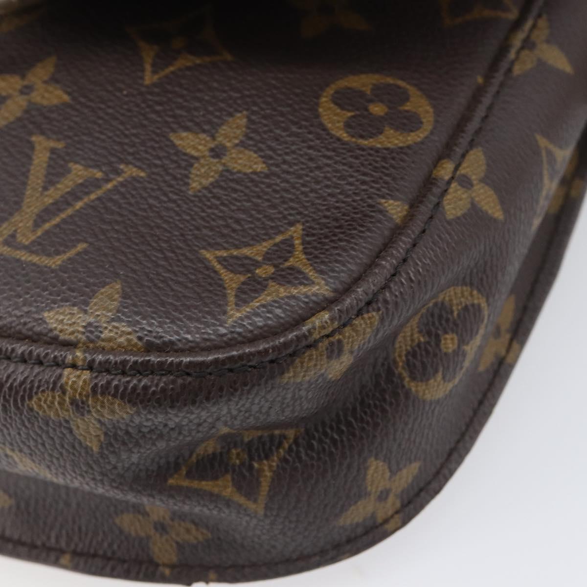LOUIS VUITTON Monogram Saint Cloud MM Shoulder Bag M51243 LV Auth BA16137