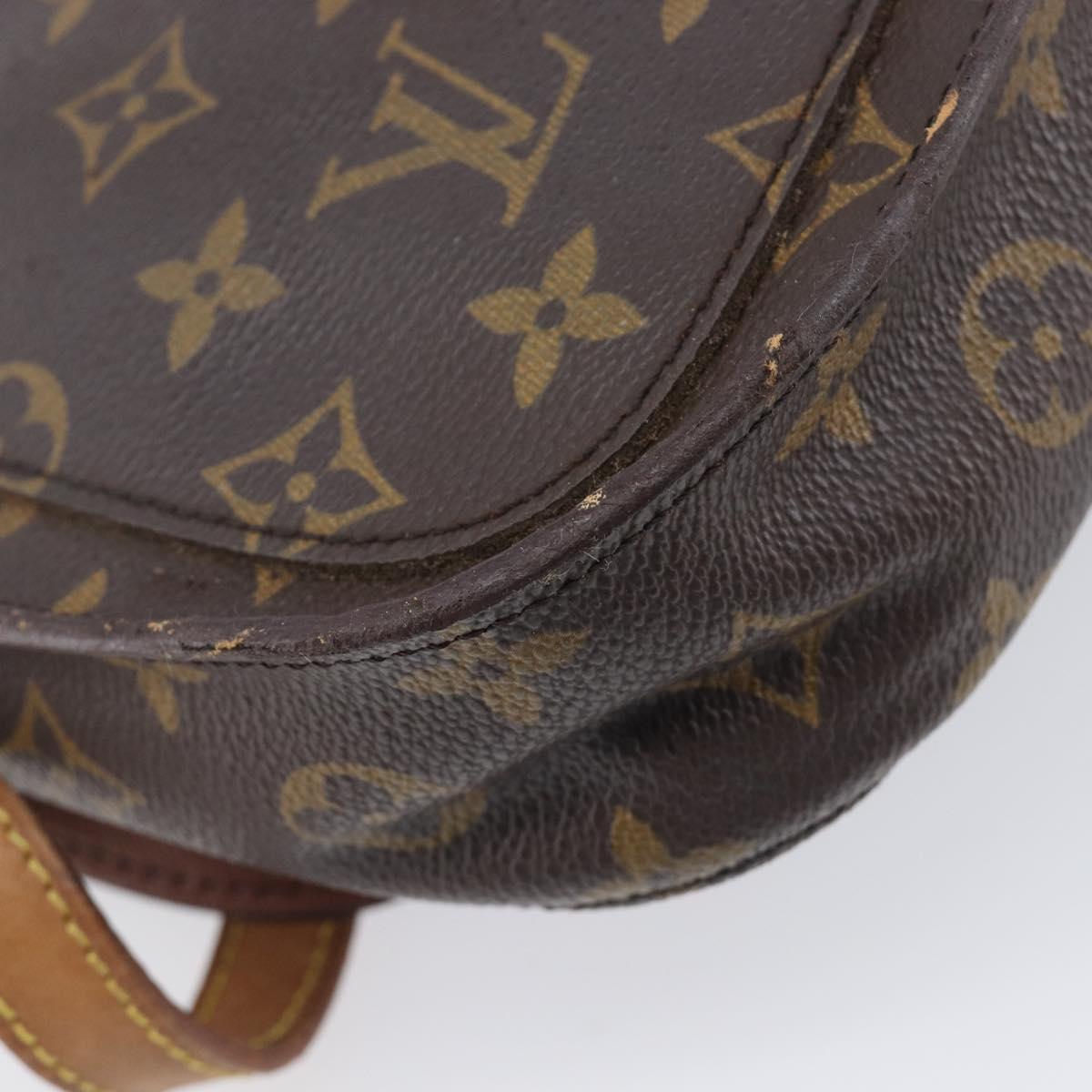 LOUIS VUITTON Monogram Saint Cloud MM Shoulder Bag M51243 LV Auth BA16137
