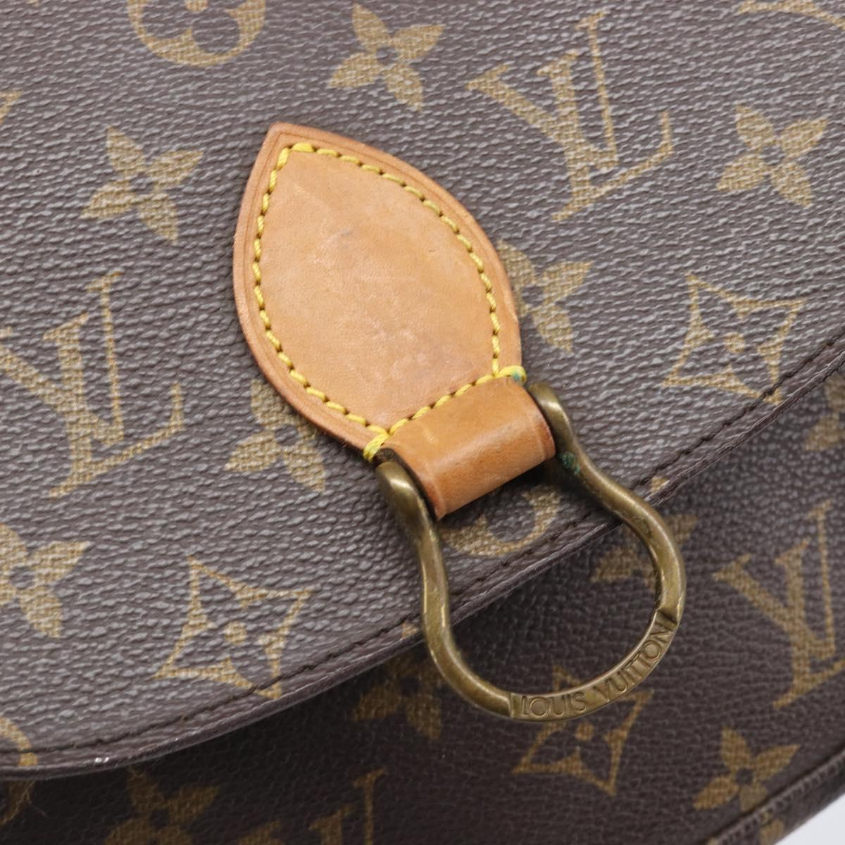 LOUIS VUITTON Monogram Saint Cloud MM Shoulder Bag M51243 LV Auth BA16137