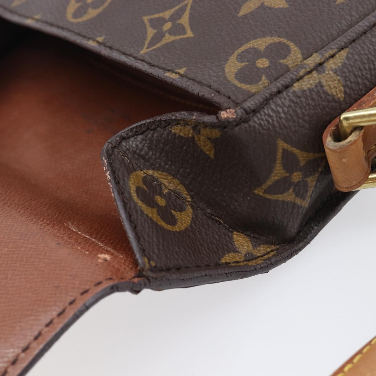LOUIS VUITTON Monogram Saint Cloud MM Shoulder Bag M51243 LV Auth BA16137