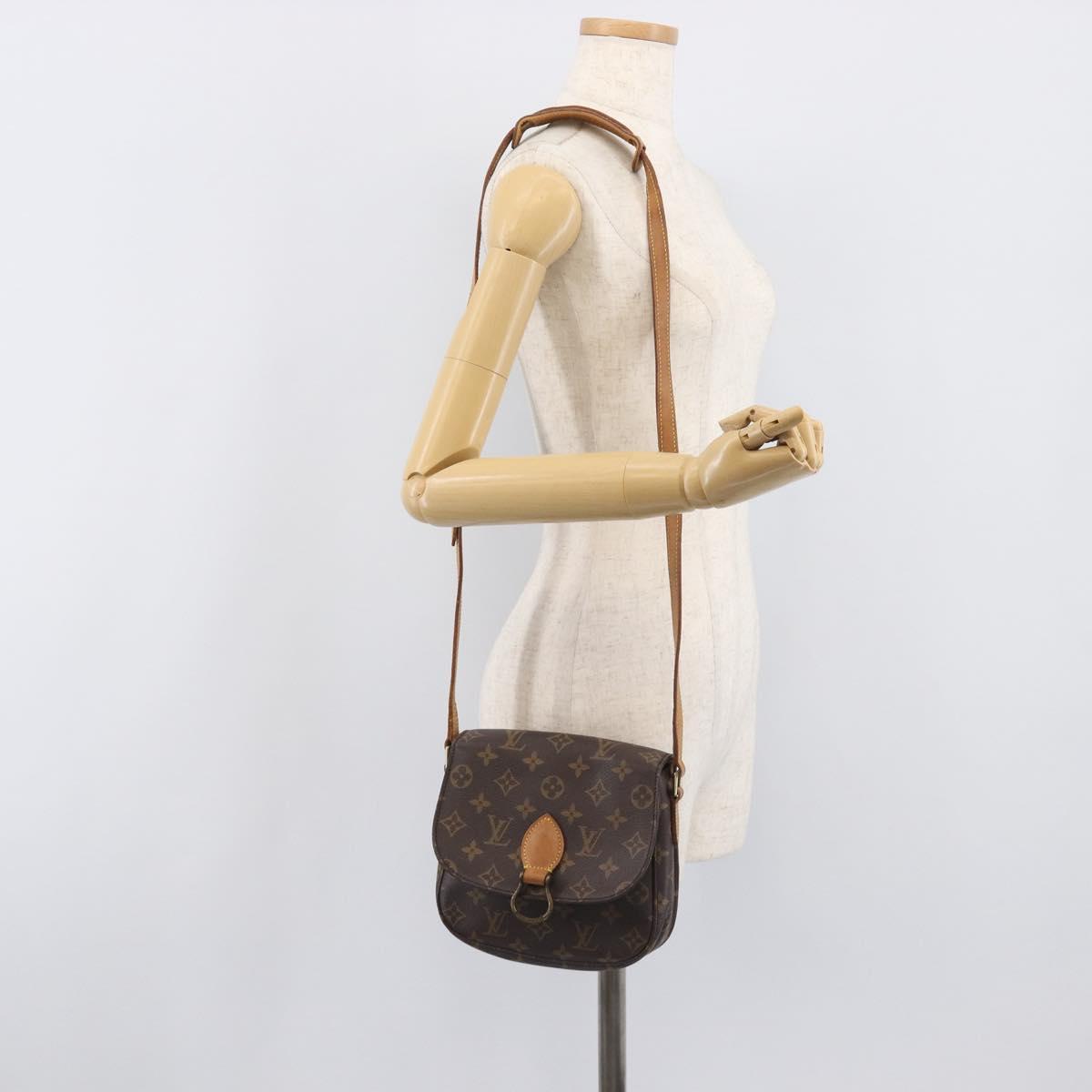 LOUIS VUITTON Monogram Saint Cloud MM Shoulder Bag M51243 LV Auth BA16137