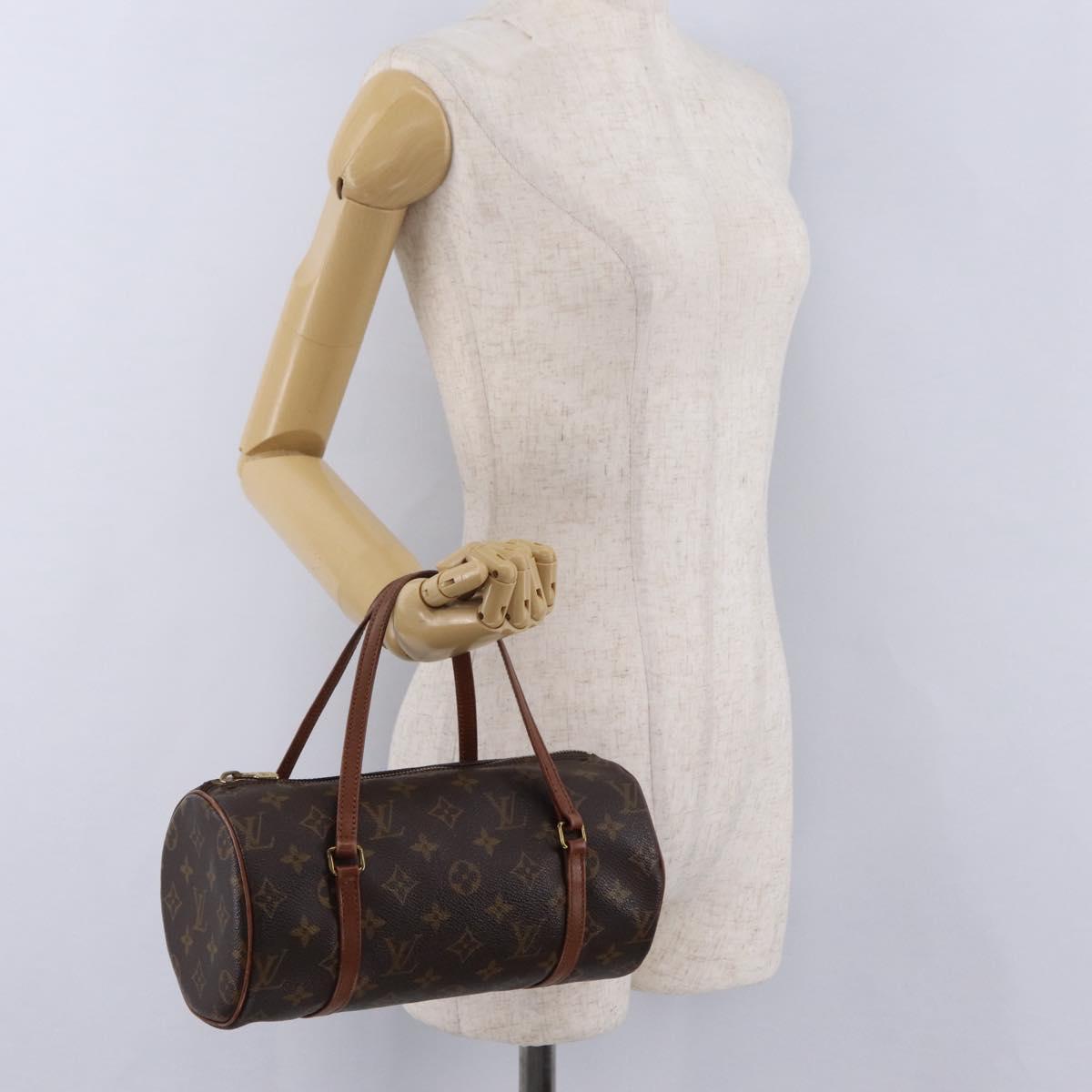 LOUIS VUITTON Monogram Papillon 26 Hand Bag Vintage M51366 LV Auth BA16142