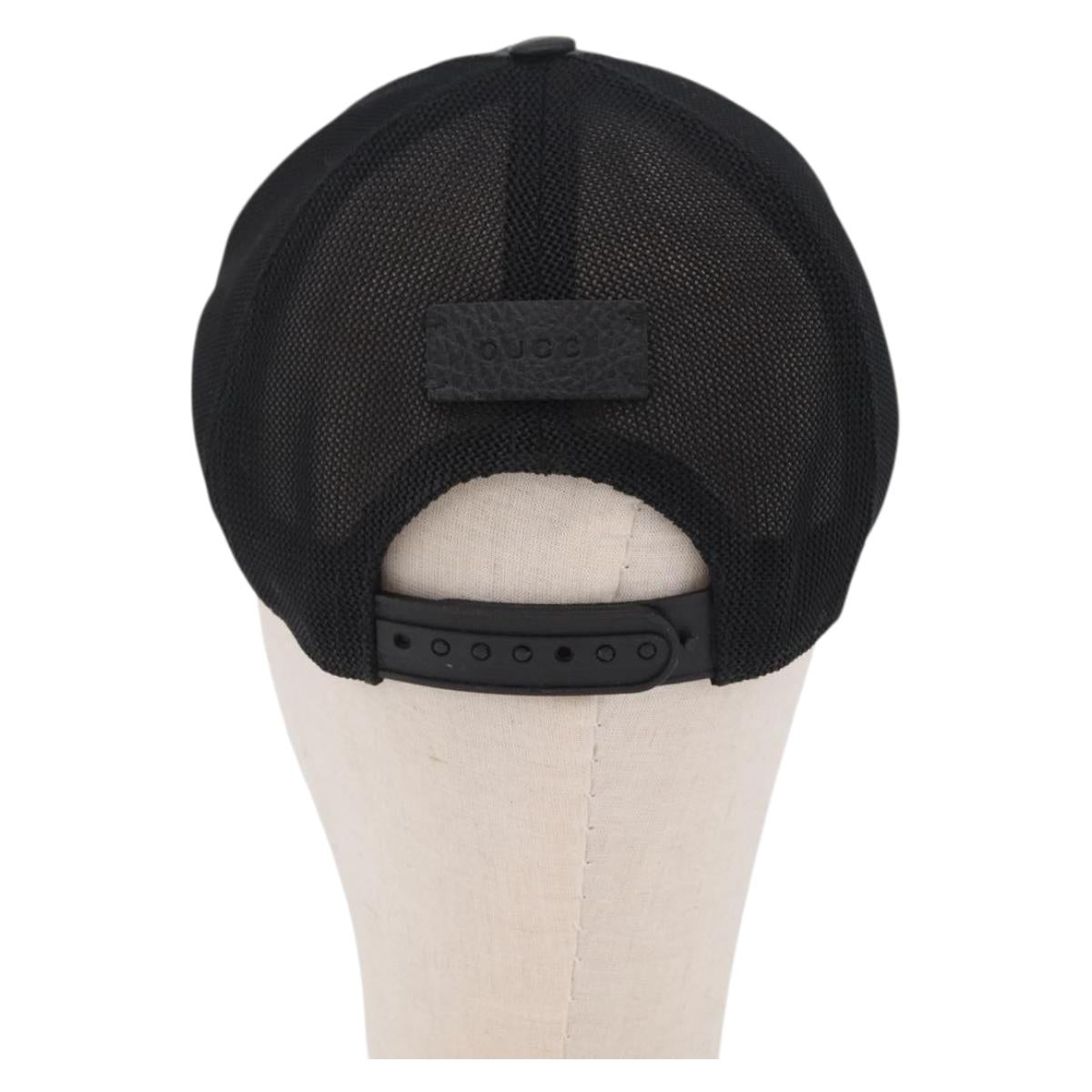GUCCI GG Cap Nylon Black Auth BA16150