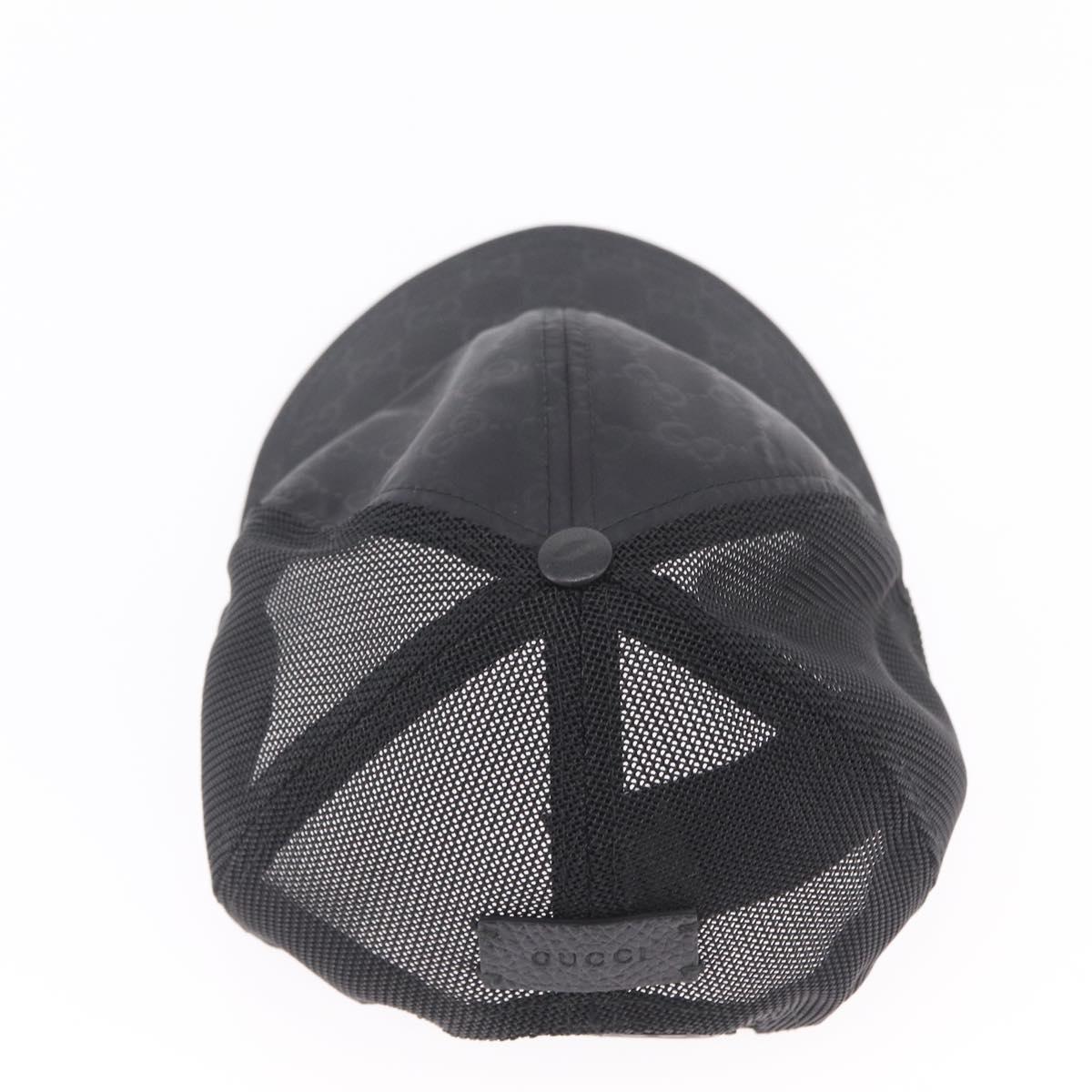 GUCCI GG Cap Nylon Black Auth BA16150