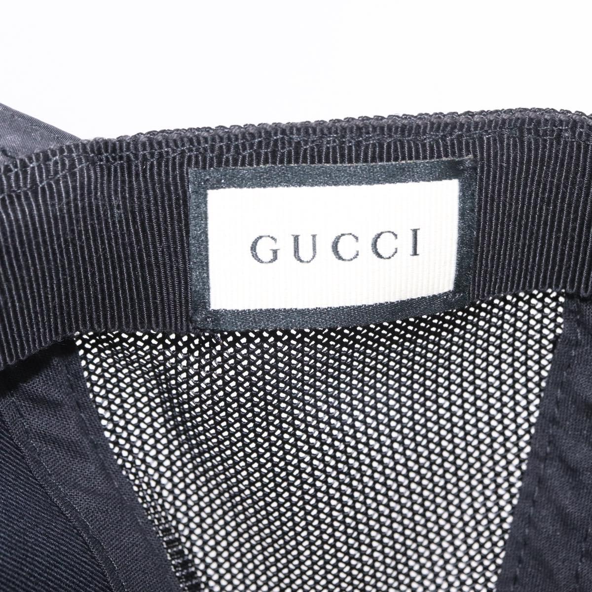 GUCCI GG Cap Nylon Black Auth BA16150