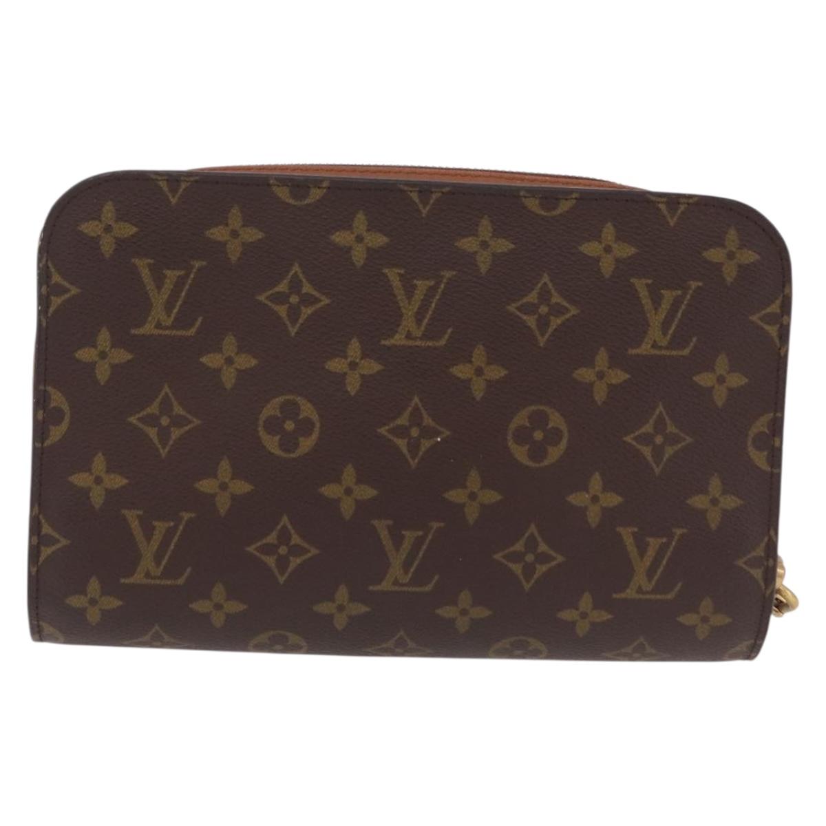 LOUIS VUITTON Monogram Orsay Clutch Bag M51790 LV Auth BA16151