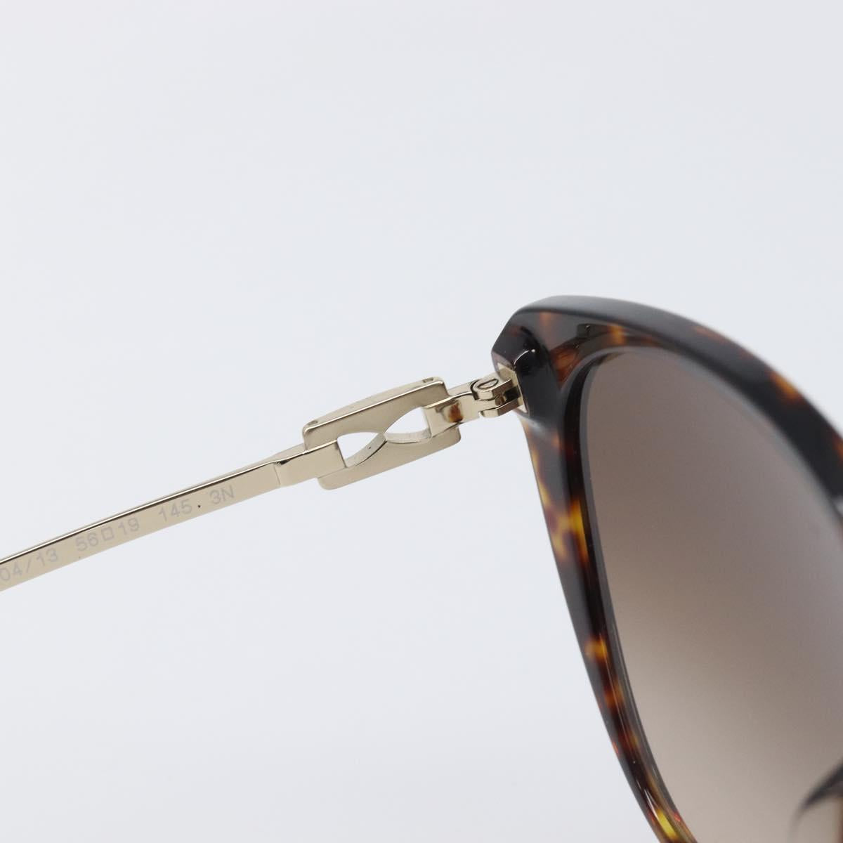 BVLGARI Sunglasses Plastic Black Gold Tone Auth BA16152V