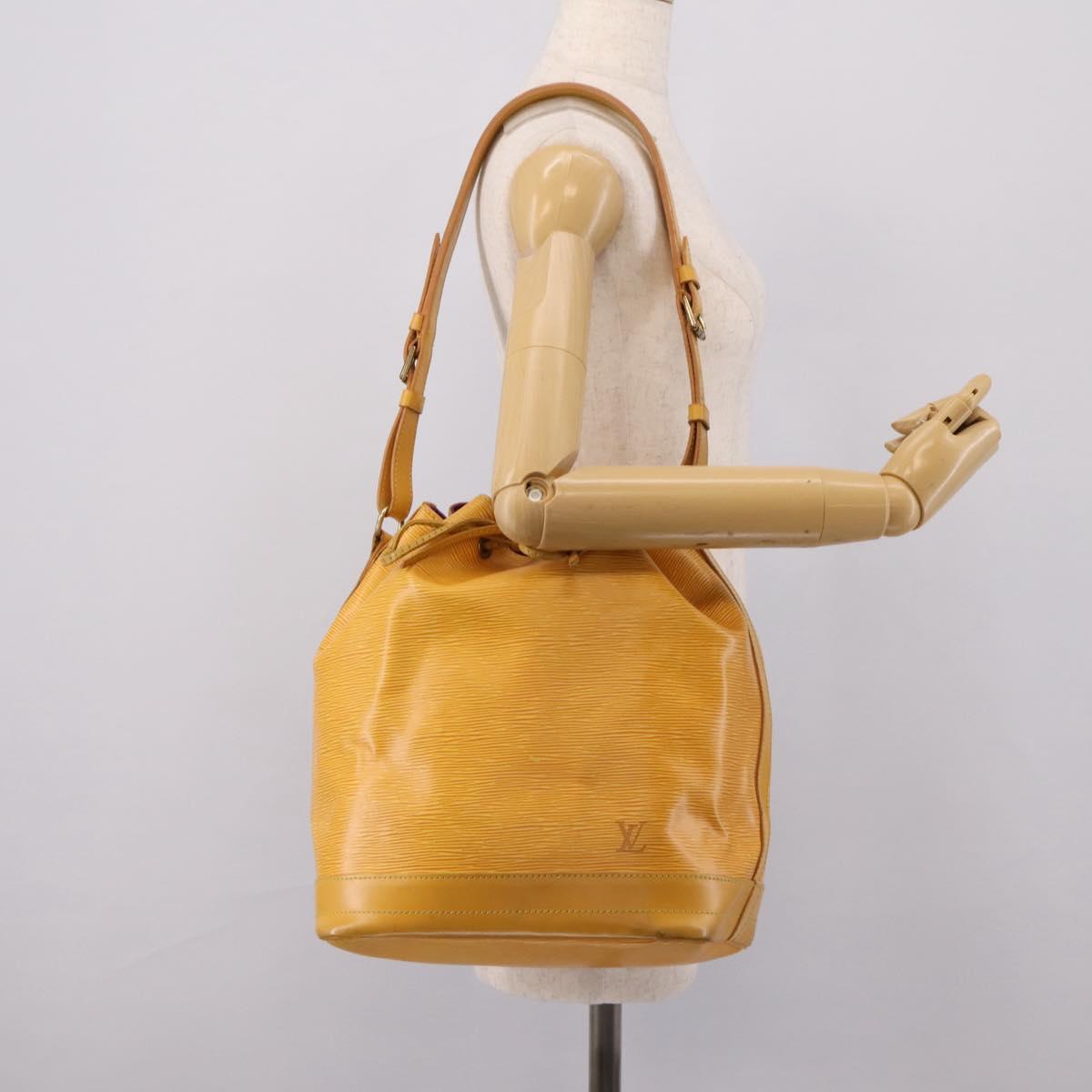 LOUIS VUITTON Epi Noe Shoulder Bag Tassili Yellow M44009 LV Auth BA16173