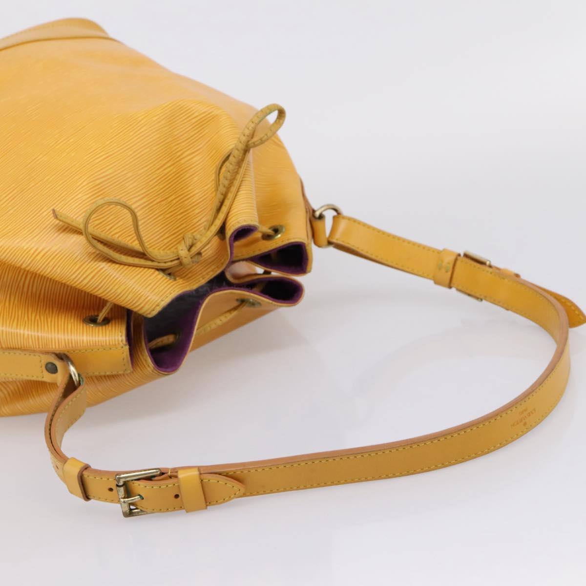 LOUIS VUITTON Epi Noe Shoulder Bag Tassili Yellow M44009 LV Auth BA16173