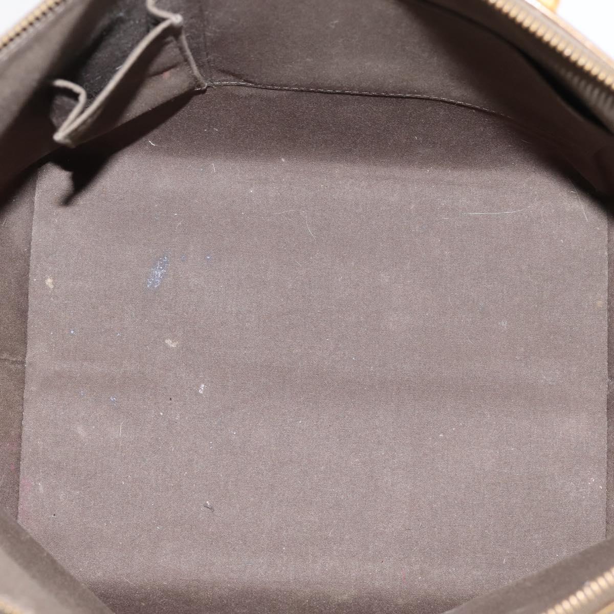 LOUIS VUITTON Monogram Vernis Bellevue GM Bag Veil Bronze M93674 LV Auth BA16175