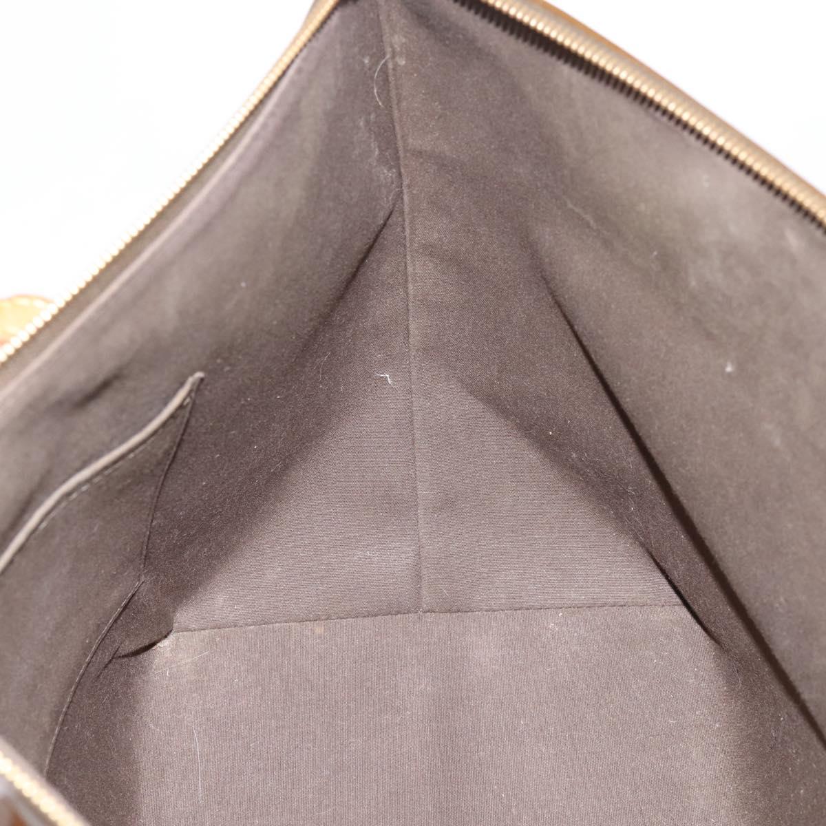LOUIS VUITTON Monogram Vernis Bellevue GM Bag Veil Bronze M93674 LV Auth BA16175