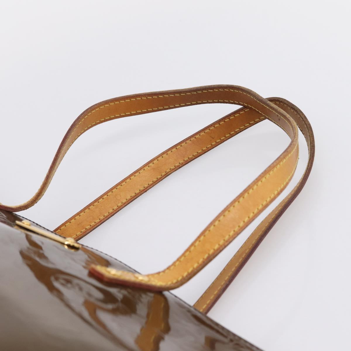 LOUIS VUITTON Monogram Vernis Bellevue GM Bag Veil Bronze M93674 LV Auth BA16175