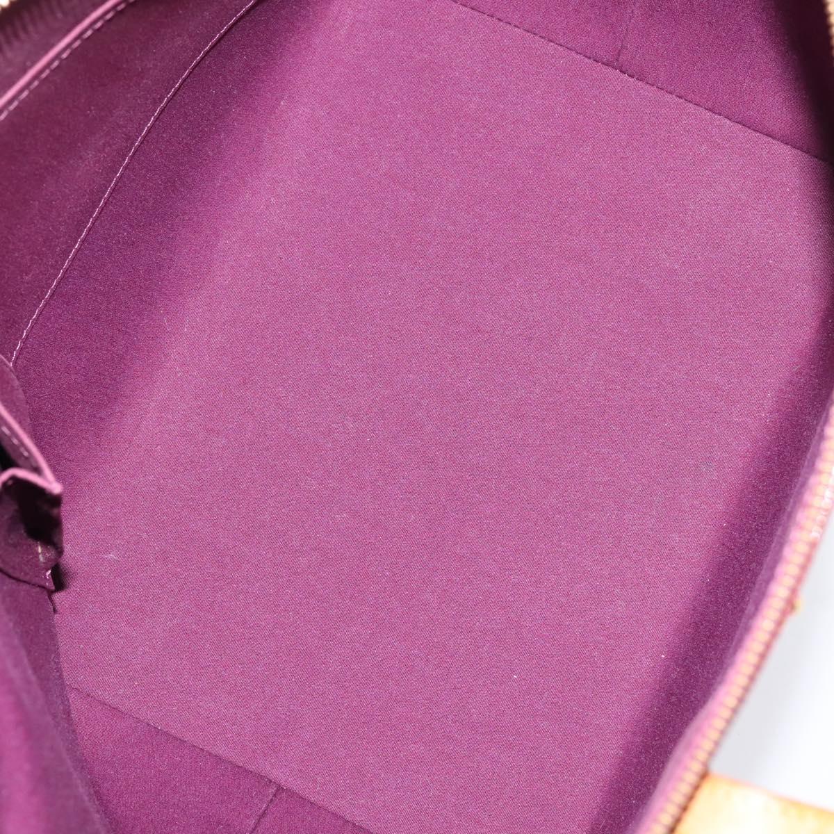 LOUIS VUITTON Monogram Vernis Bellevue GM Hand Bag Viole M93588 LV Auth BA16176