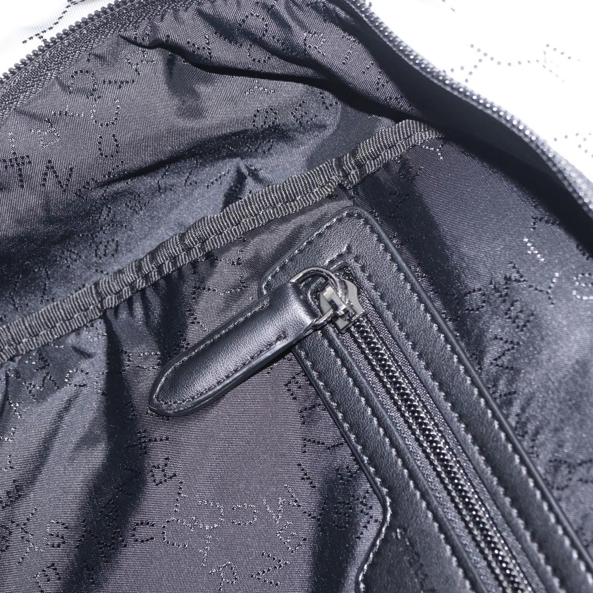 Stella McCartney Backpack Nylon White Black Auth BA16177