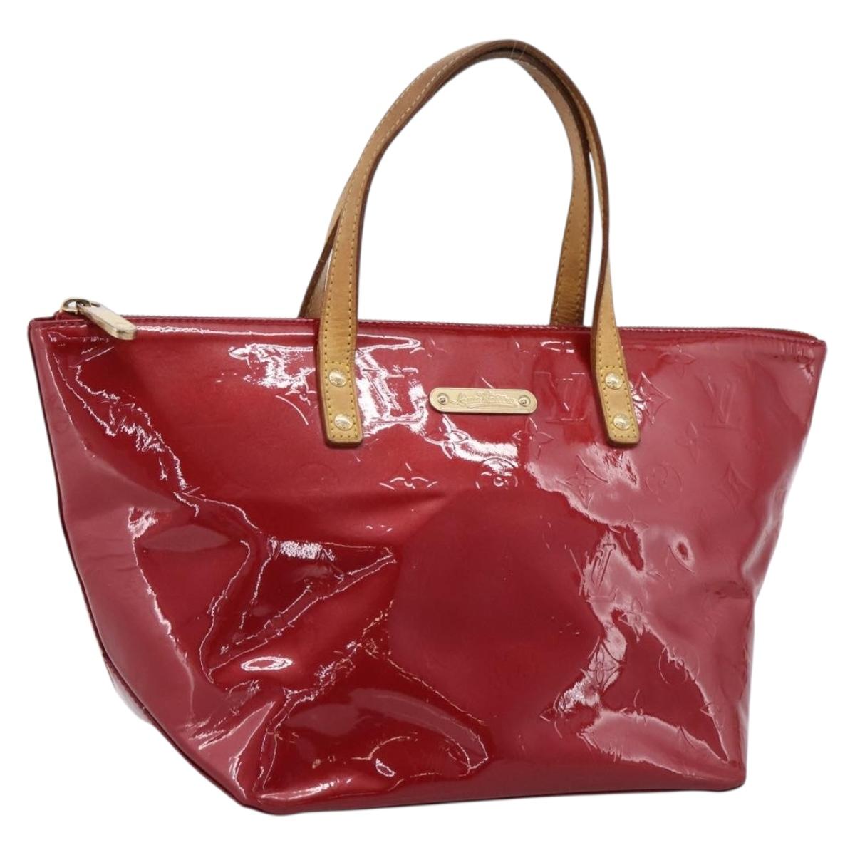 LOUIS VUITTON Monogram Vernis Bellevue PM Pomme D'amour M93583 LV Auth BA16180