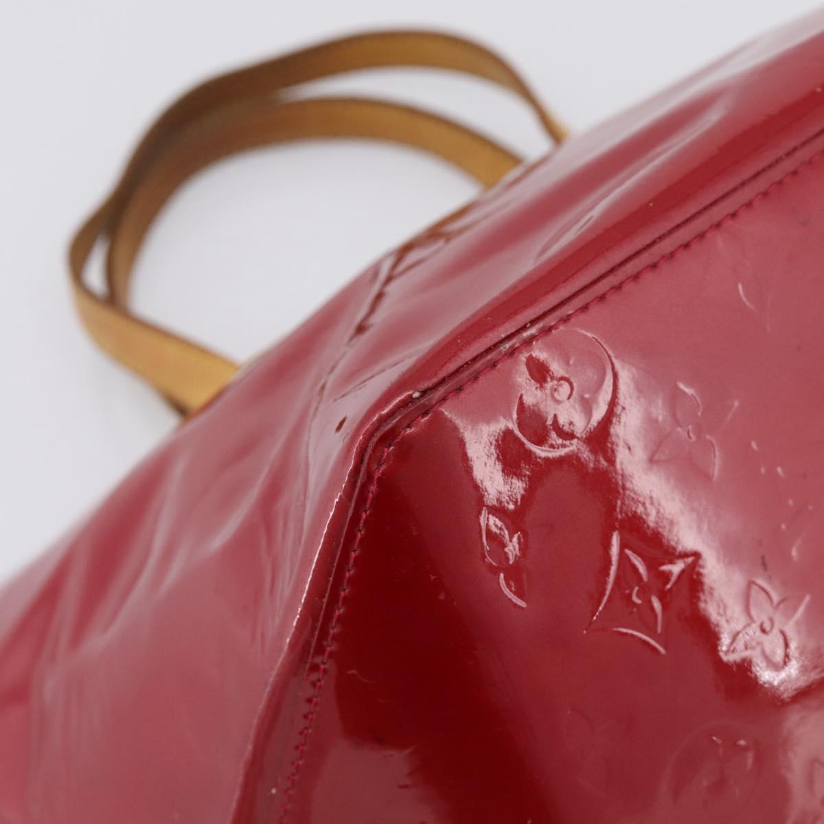 LOUIS VUITTON Monogram Vernis Bellevue PM Pomme D'amour M93583 LV Auth BA16180