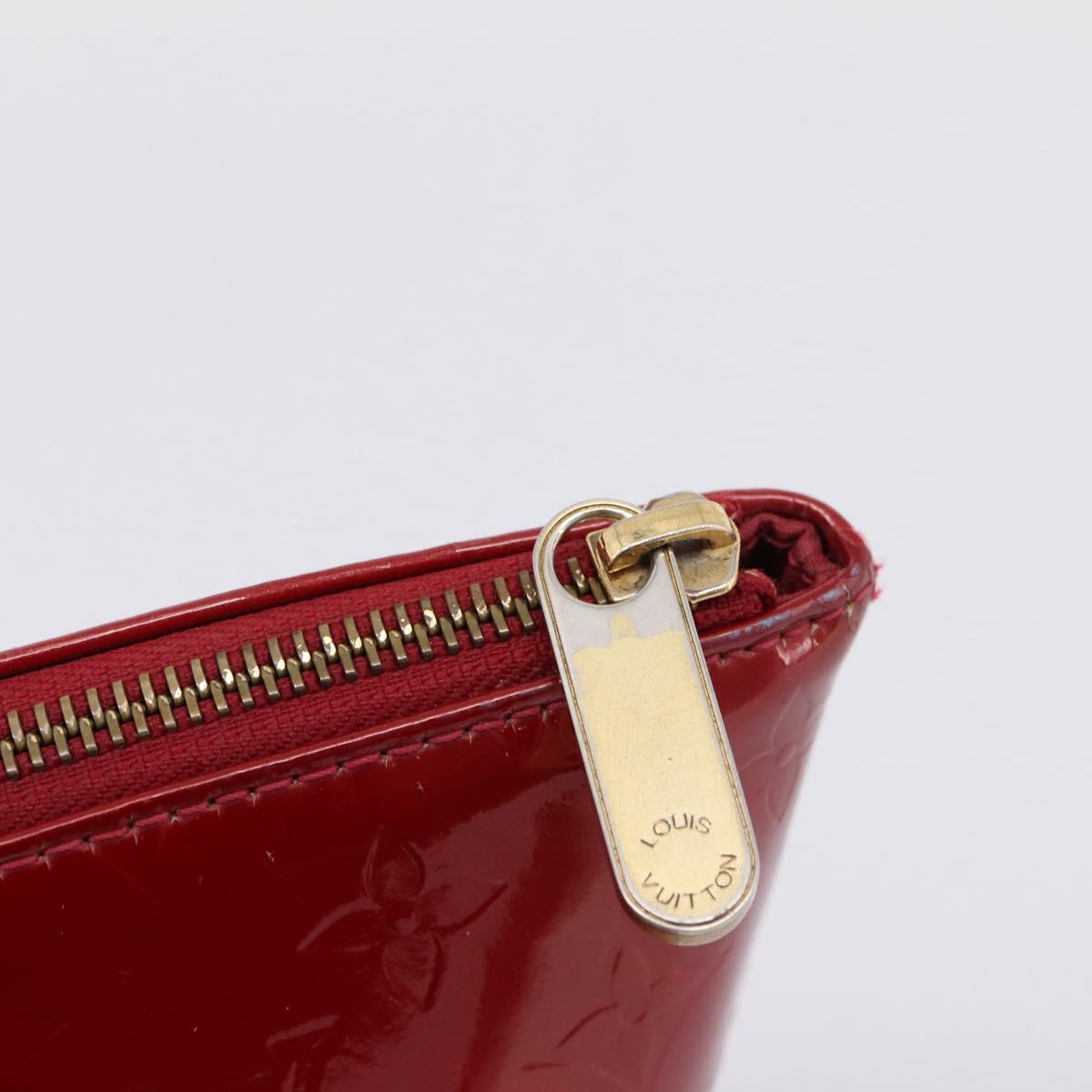 LOUIS VUITTON Monogram Vernis Bellevue PM Pomme D'amour M93583 LV Auth BA16180