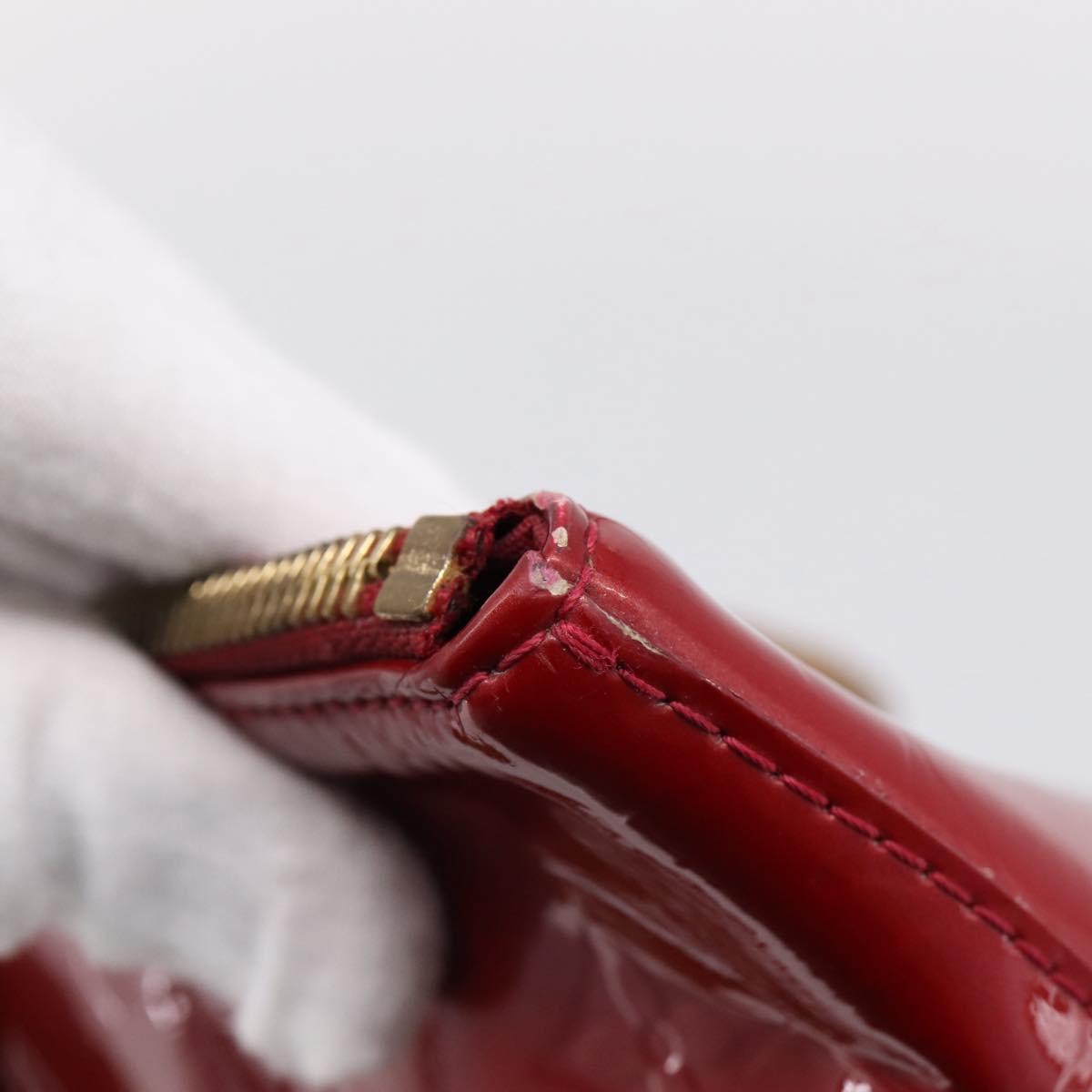 LOUIS VUITTON Monogram Vernis Bellevue PM Pomme D'amour M93583 LV Auth BA16180