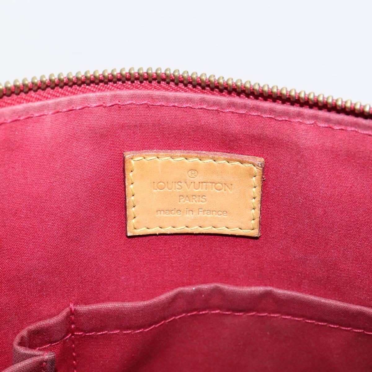 LOUIS VUITTON Monogram Vernis Bellevue PM Pomme D'amour M93583 LV Auth BA16180