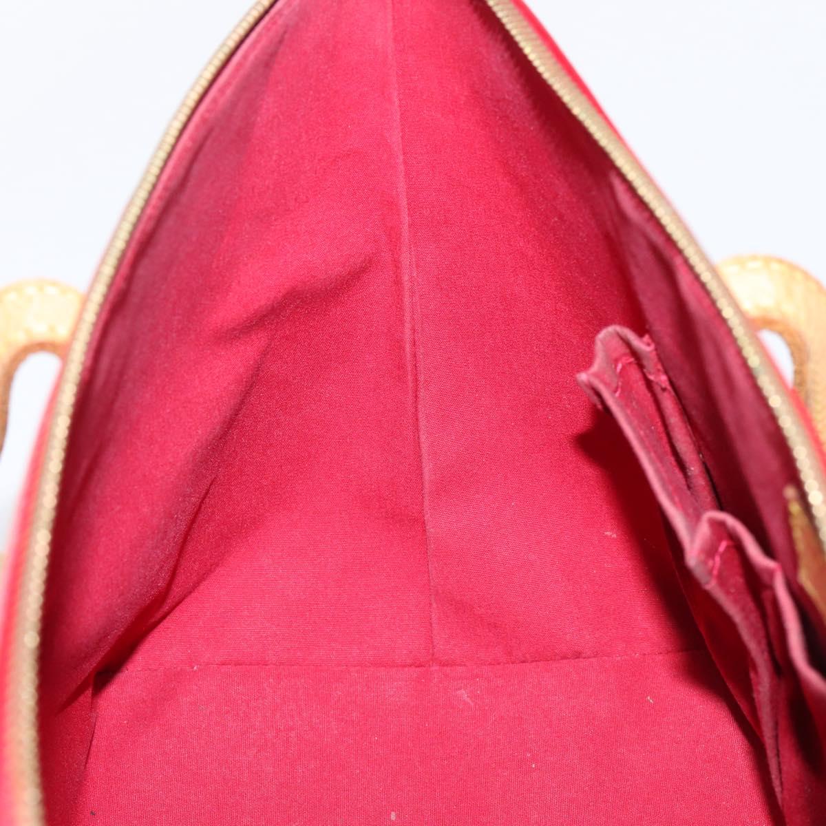 LOUIS VUITTON Monogram Vernis Bellevue PM Pomme D'amour M93583 LV Auth BA16180