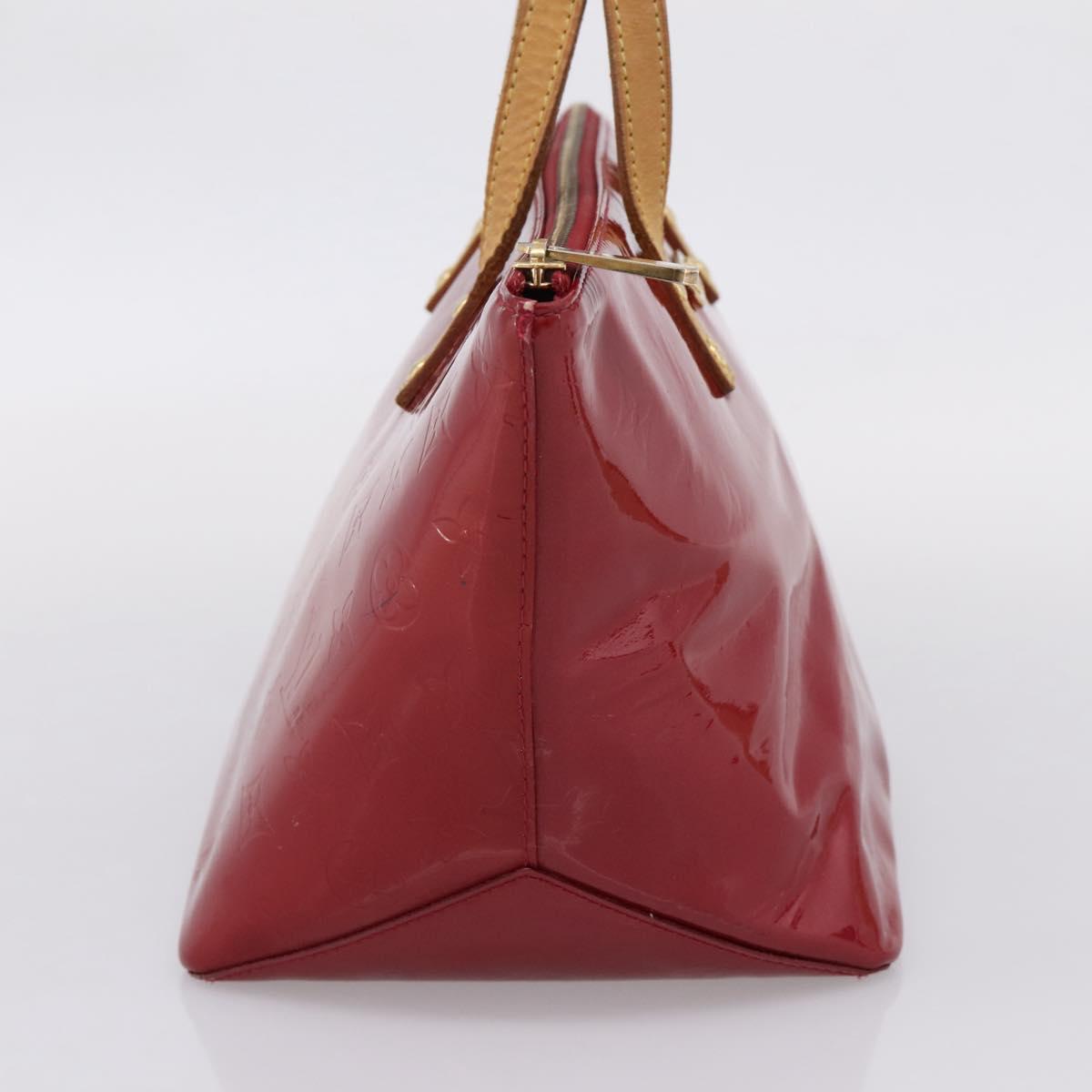 LOUIS VUITTON Monogram Vernis Bellevue PM Pomme D'amour M93583 LV Auth BA16180