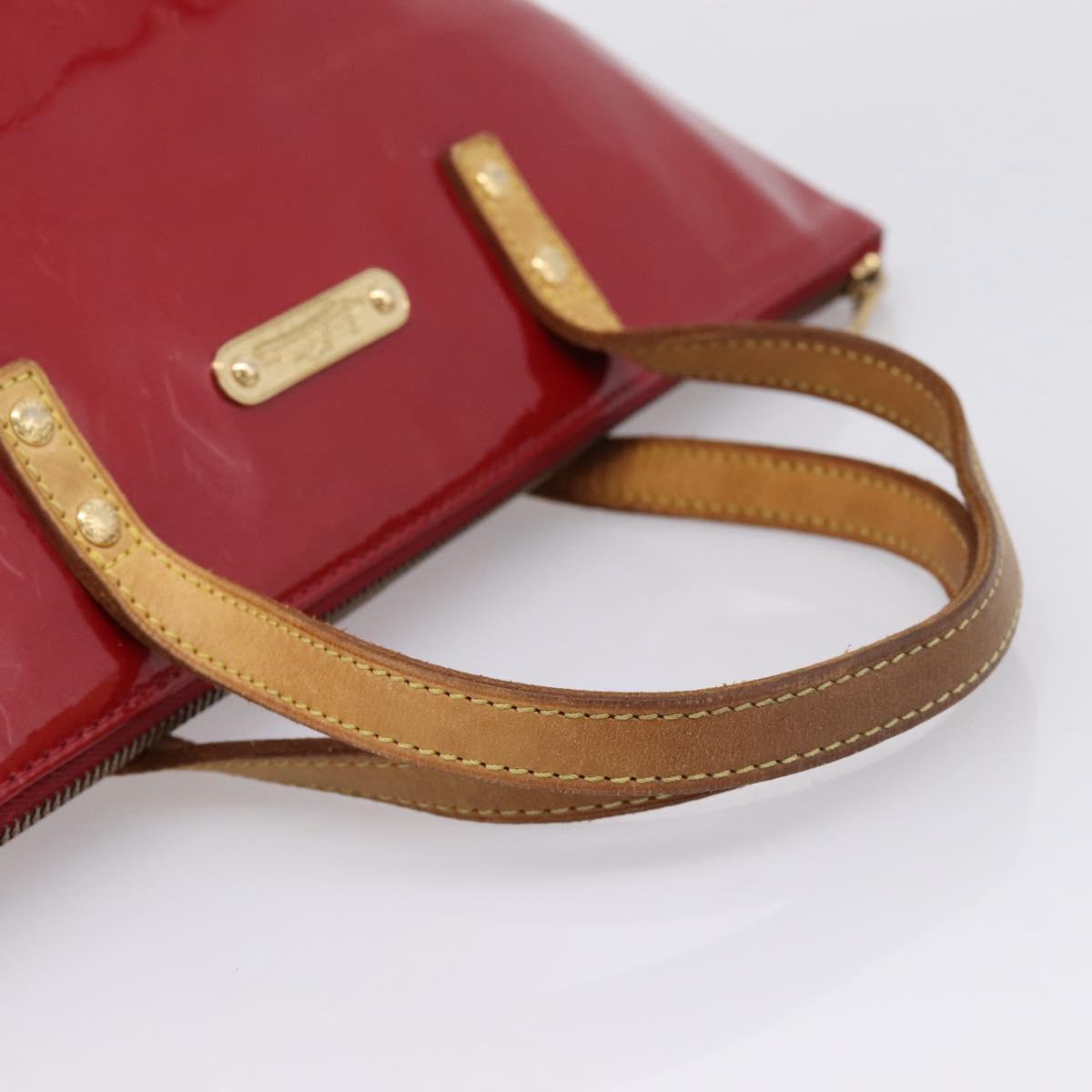 LOUIS VUITTON Monogram Vernis Bellevue PM Pomme D'amour M93583 LV Auth BA16180