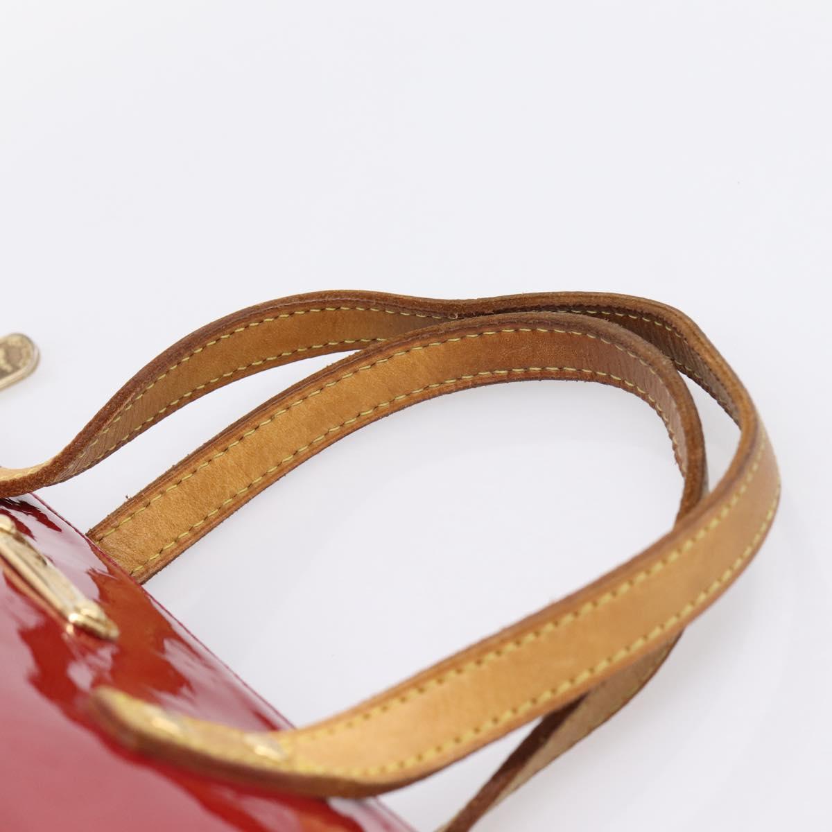 LOUIS VUITTON Monogram Vernis Bellevue PM Pomme D'amour M93583 LV Auth BA16180