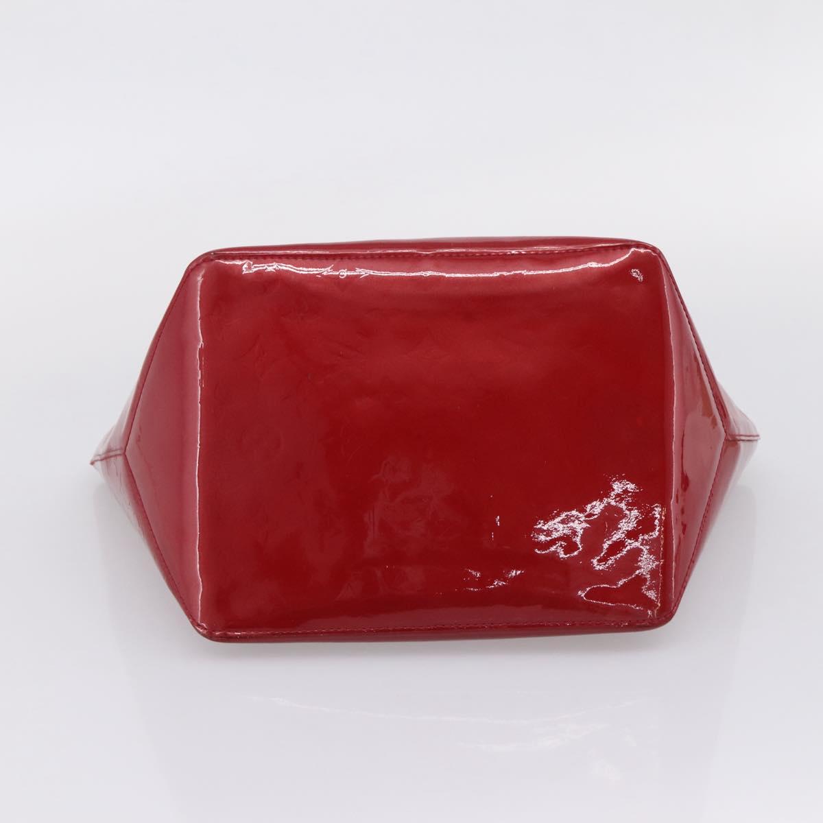 LOUIS VUITTON Monogram Vernis Bellevue PM Pomme D'amour M93583 LV Auth BA16180