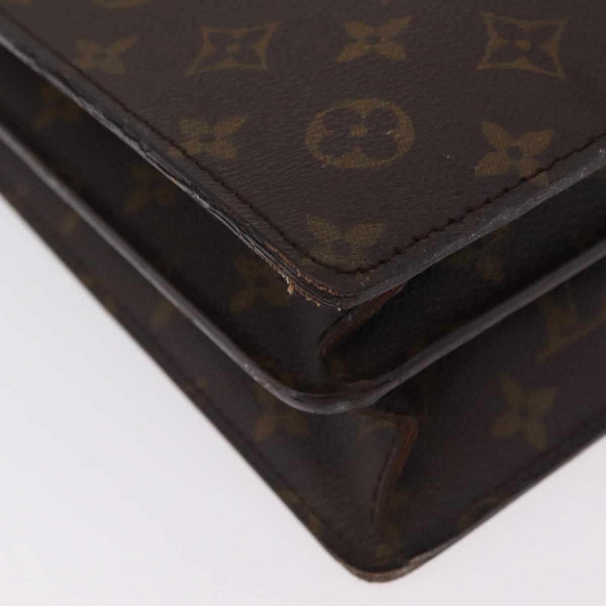 LOUIS VUITTON Monogram Serviette Conseiller Briefcase M53331 LV Auth BA16181