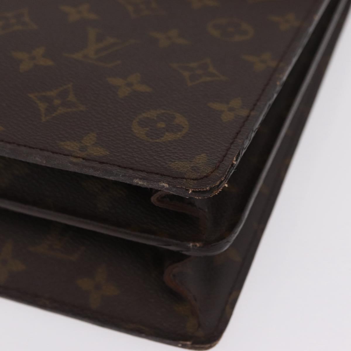 LOUIS VUITTON Monogram Serviette Conseiller Briefcase M53331 LV Auth BA16181