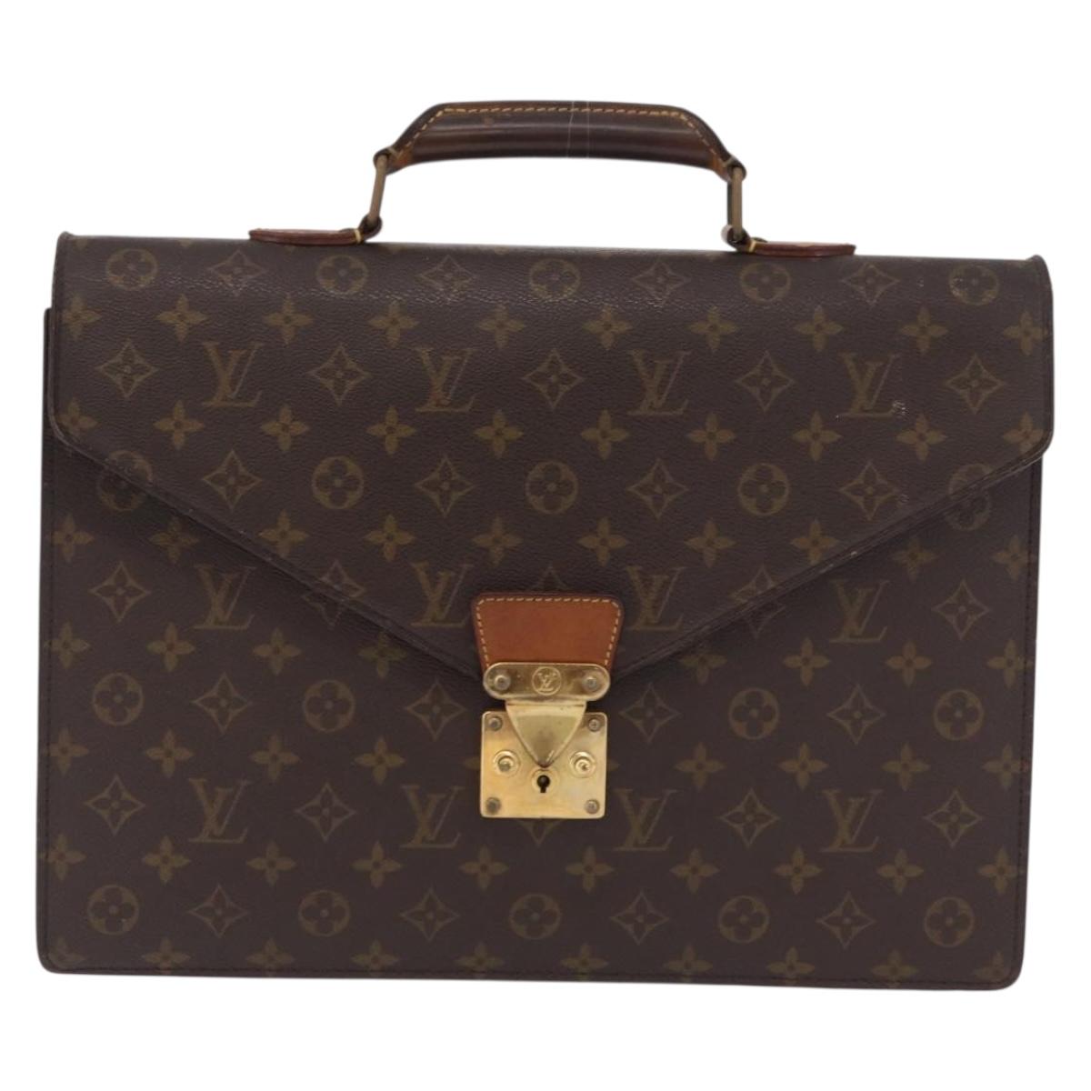 LOUIS VUITTON Monogram Serviette Conseiller Briefcase M53331 LV Auth BA16181