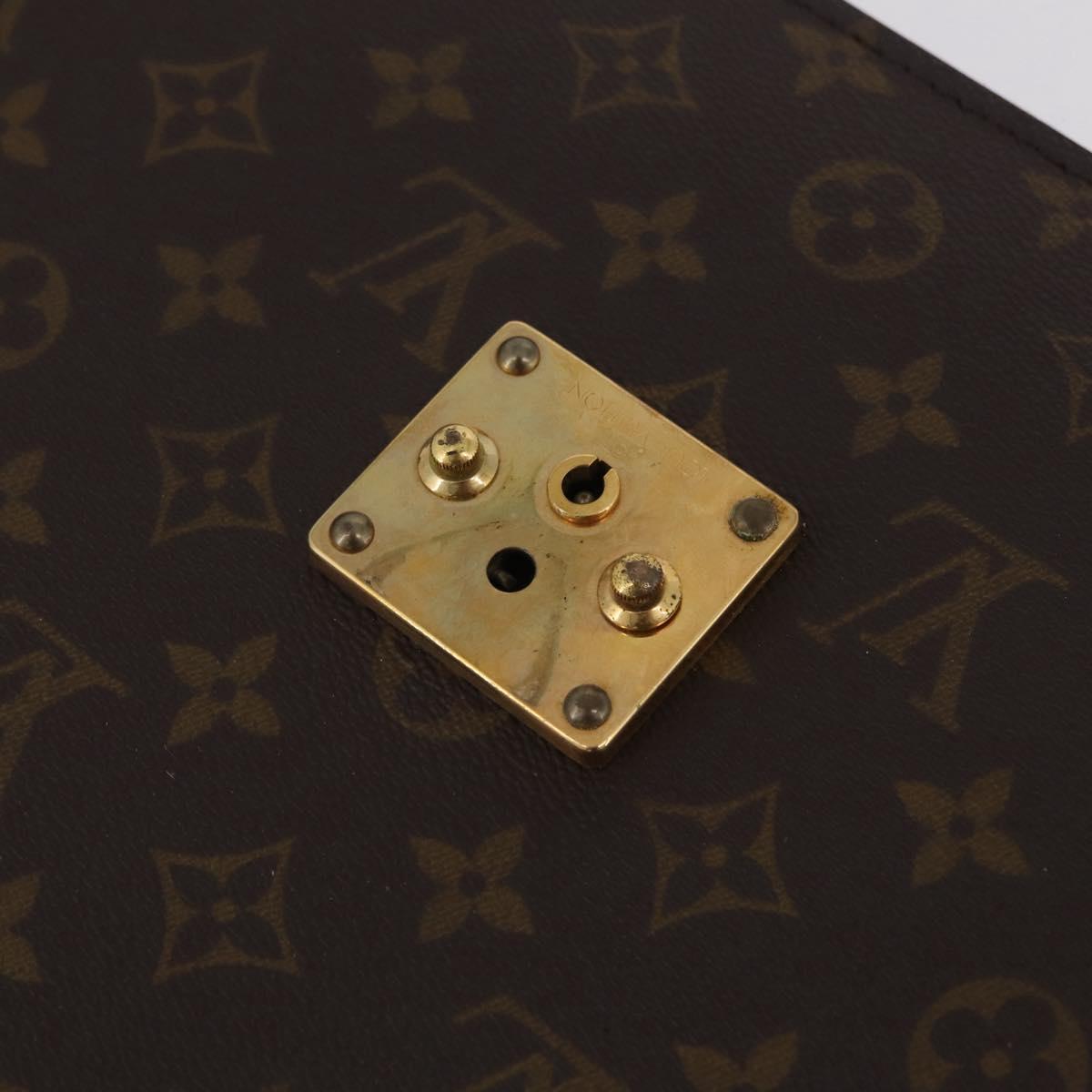 LOUIS VUITTON Monogram Serviette Conseiller Briefcase M53331 LV Auth BA16181