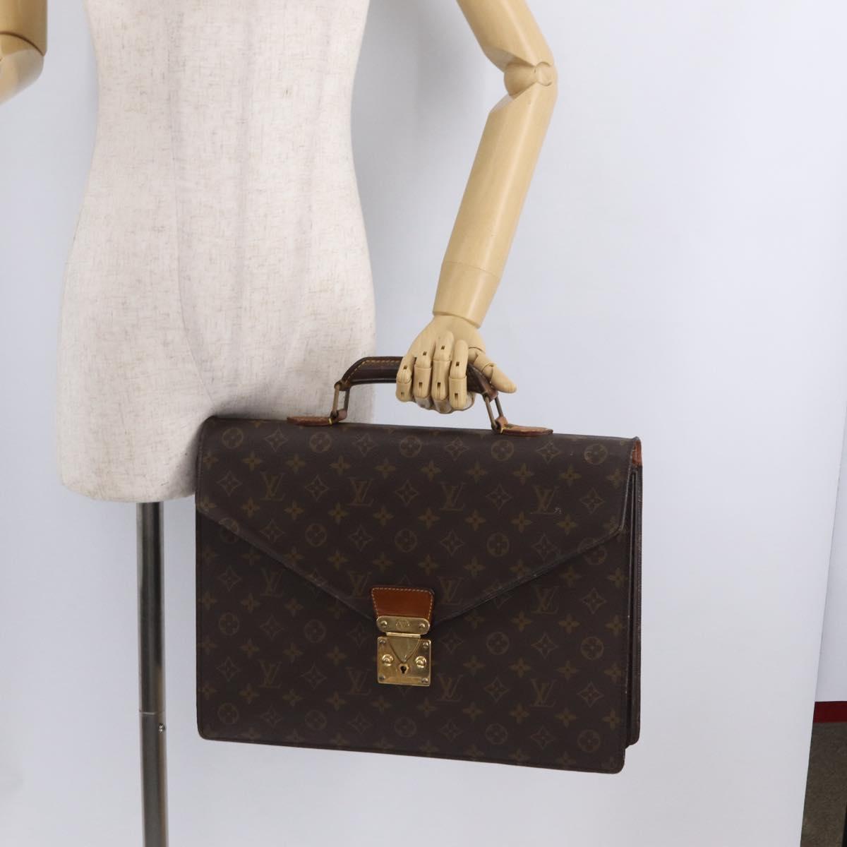 LOUIS VUITTON Monogram Serviette Conseiller Briefcase M53331 LV Auth BA16181