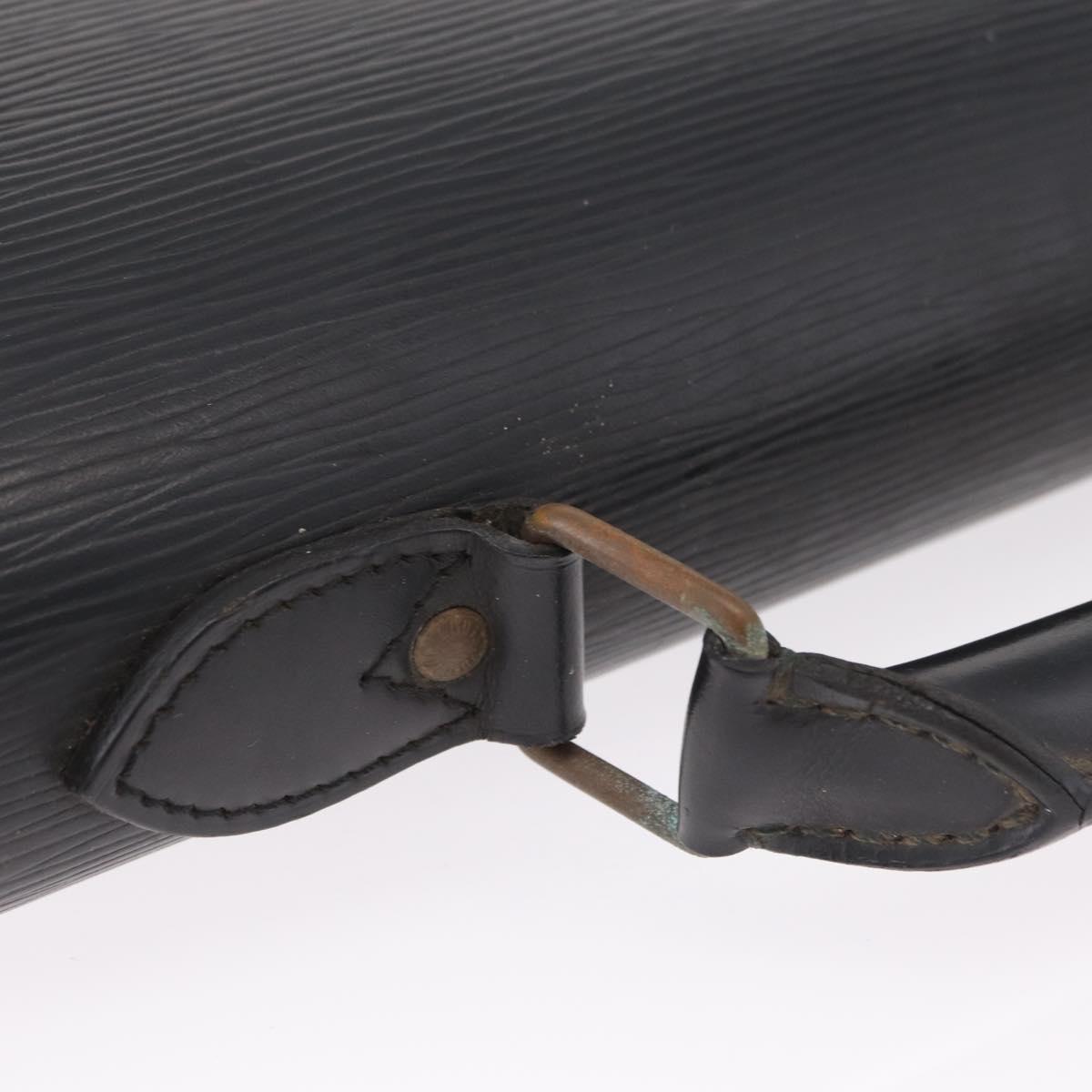 LOUIS VUITTON Epi Serviette Conseiller Briefcase Black M54422 LV Auth BA16182