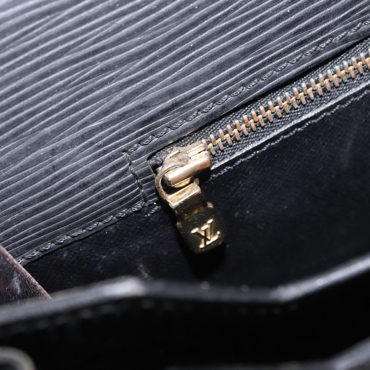 LOUIS VUITTON Epi Serviette Conseiller Briefcase Black M54422 LV Auth BA16182